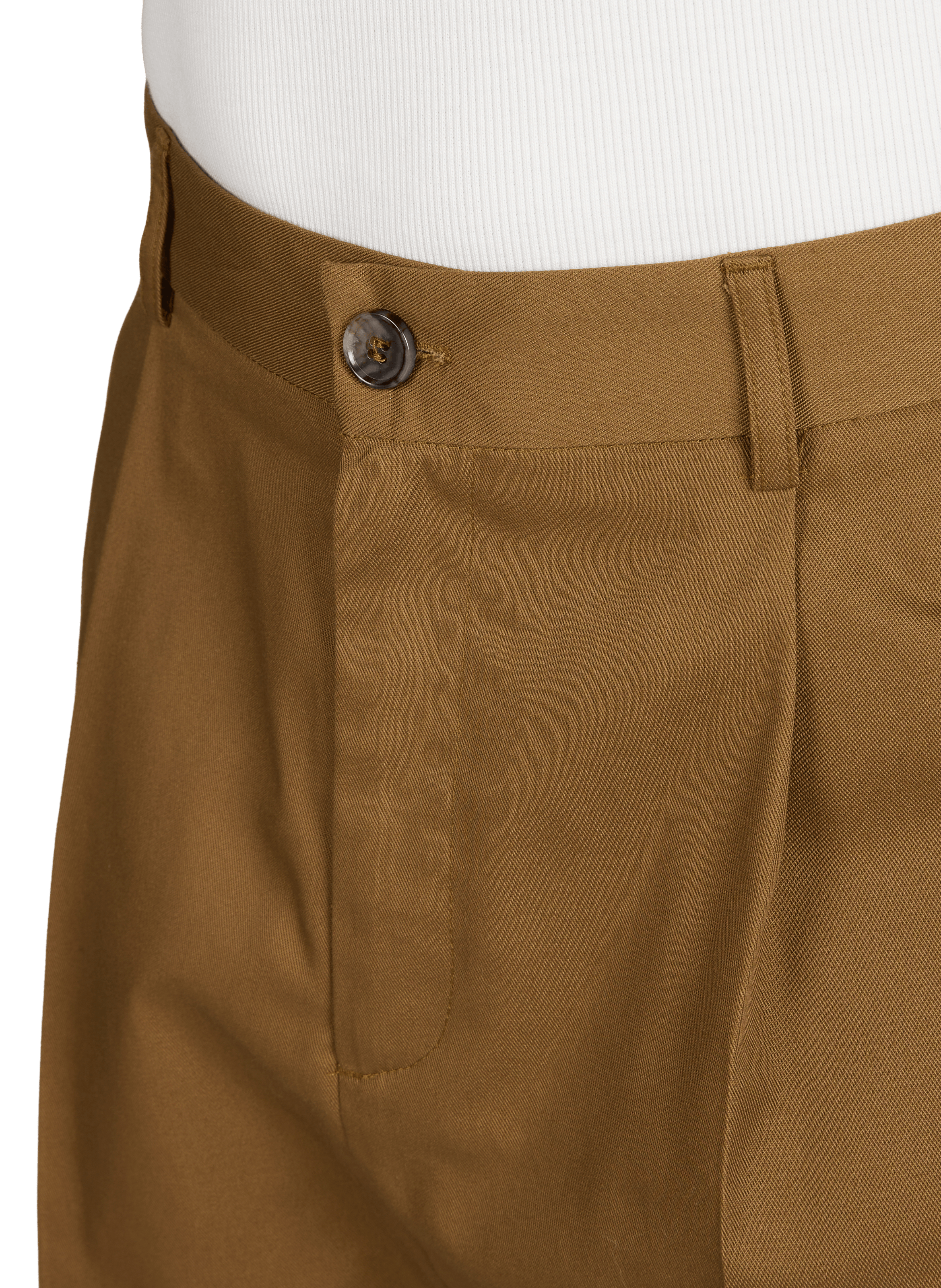 Trousers Reece with thick twill pleats LES DEUX Beige