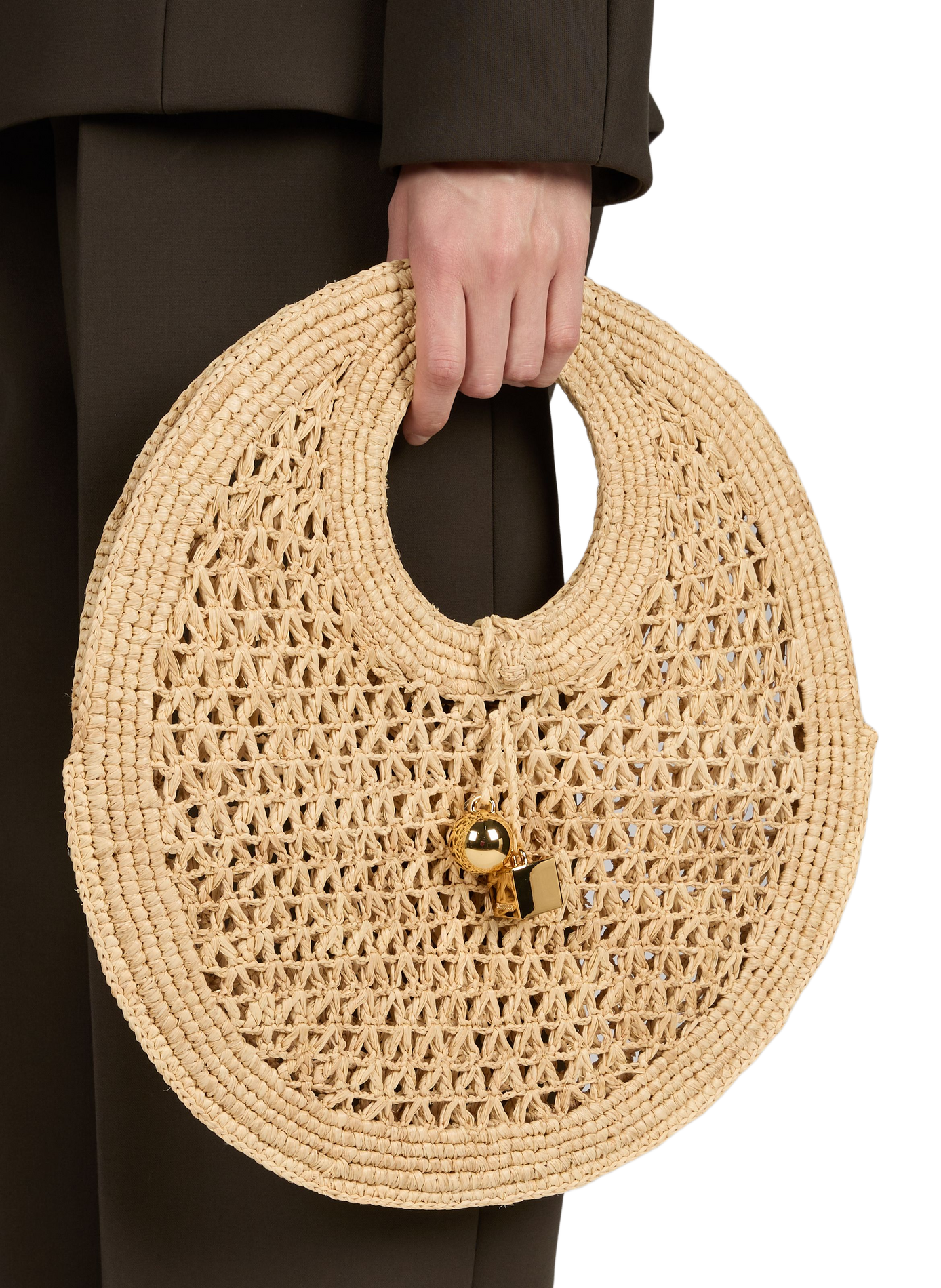 Sac à main Le Petit Rond Spiaggia JACQUEMUS Beige