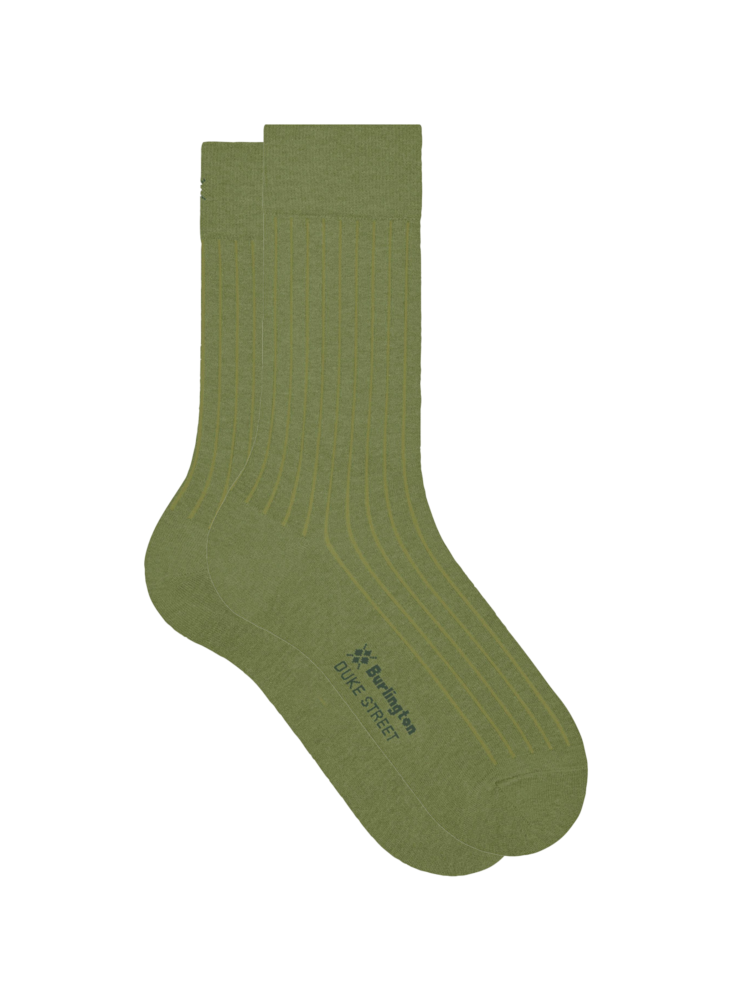 Calcetines altos de algodón mezclado BURLINGTON Verde