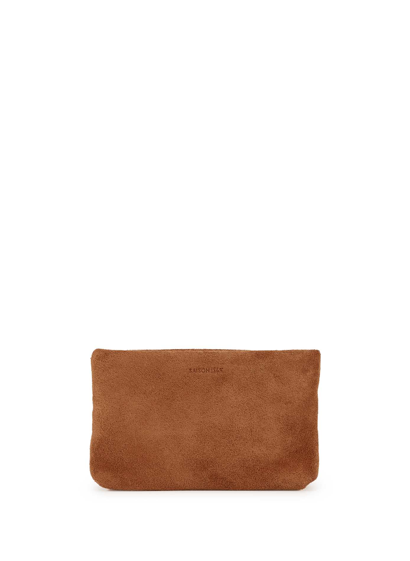 Suede leather wallet SAISON 1865 Brown