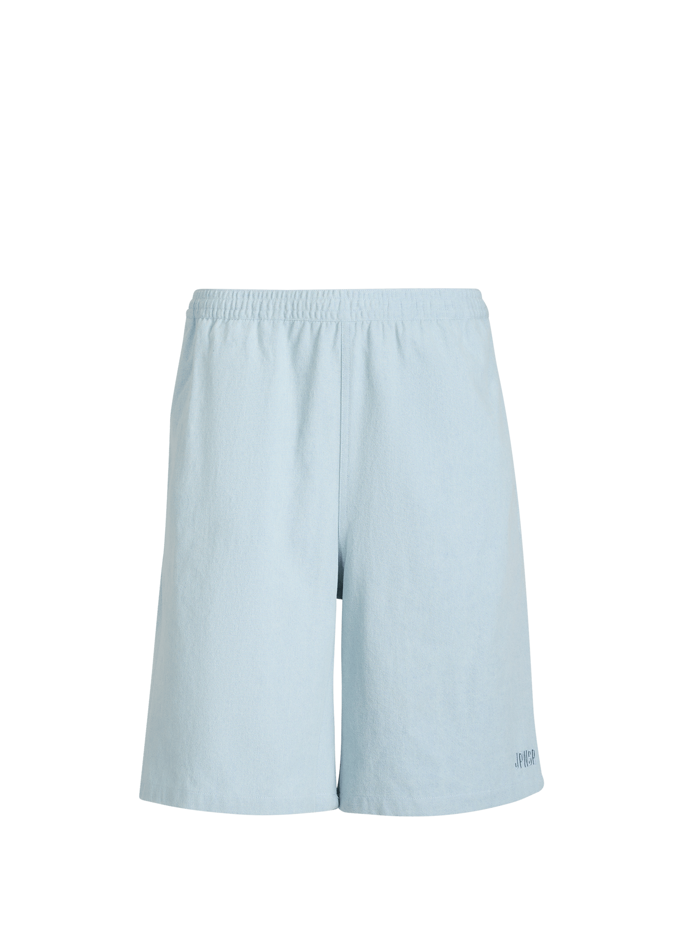 Wide-leg denim shorts TAION Blue