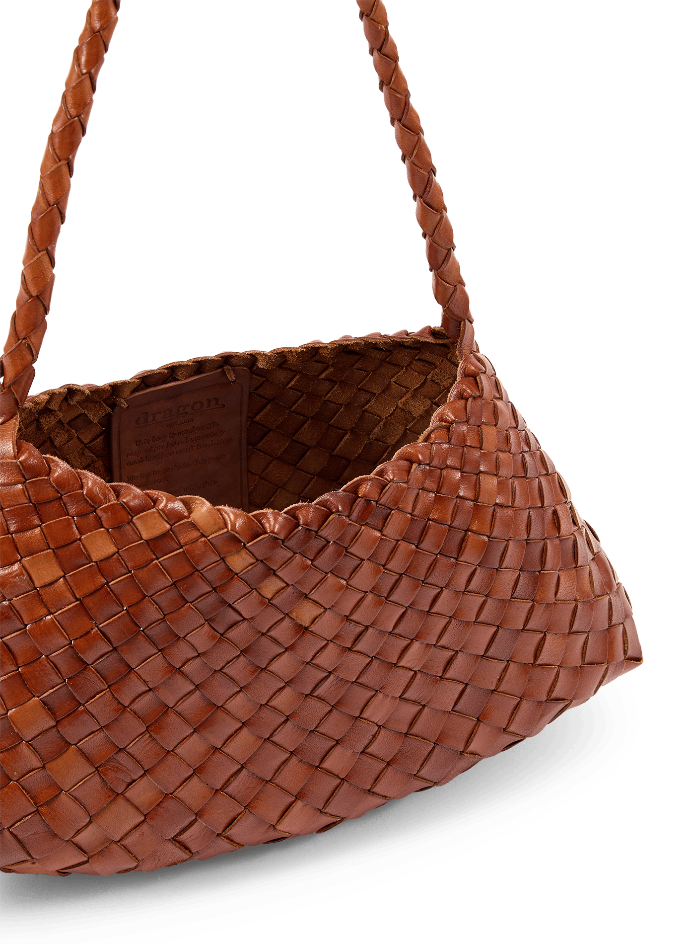 Sac à main Rosanna en cuir  DRAGON DIFFUSION Marron