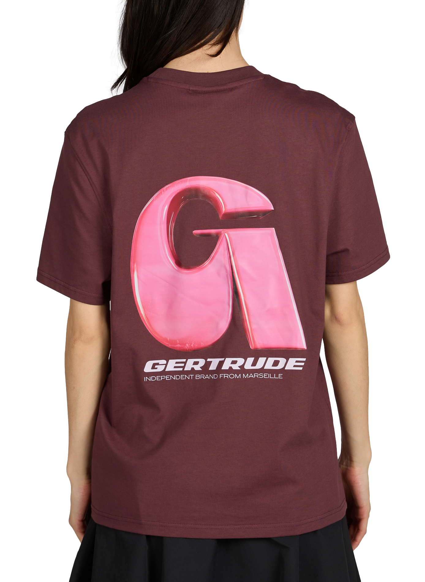 Printed Leonce Letter cotton T-shirt GERTRUDE ET GASTON Red
