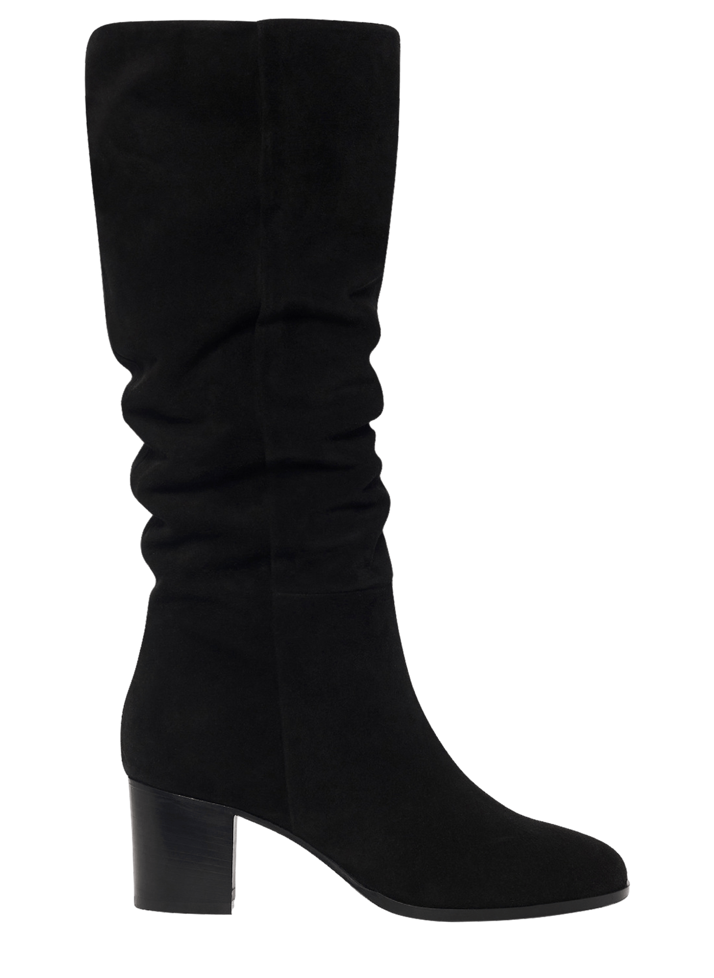 Bottes en cuir velours - tina GERARD DAREL Noir
