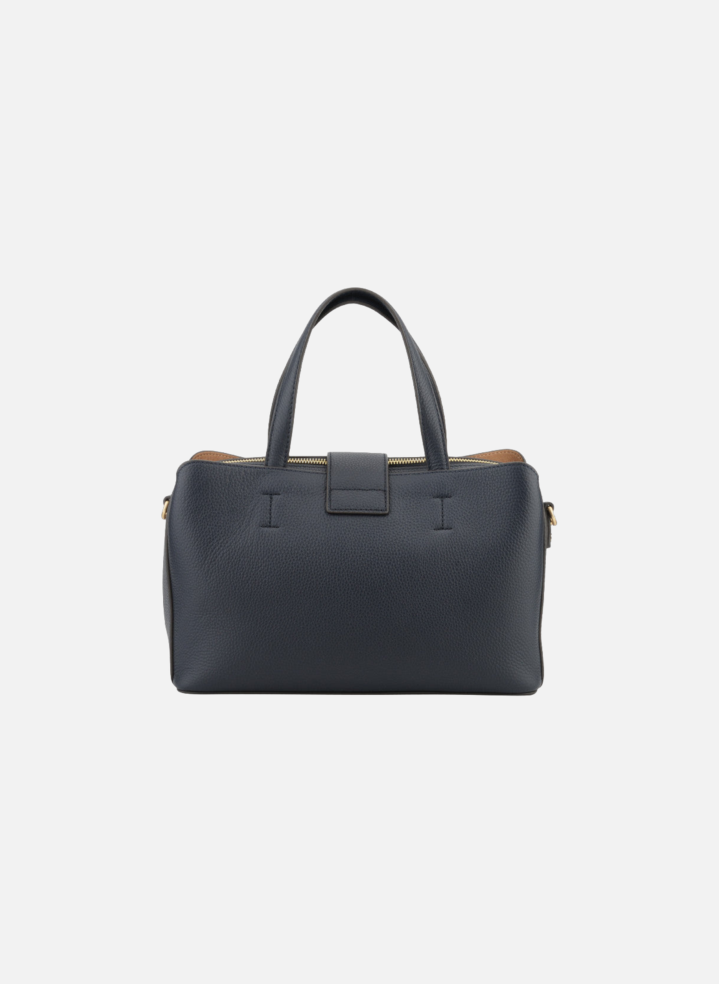 Cavalcade | sac à main mm en cuir de vachette POURCHET Bleu