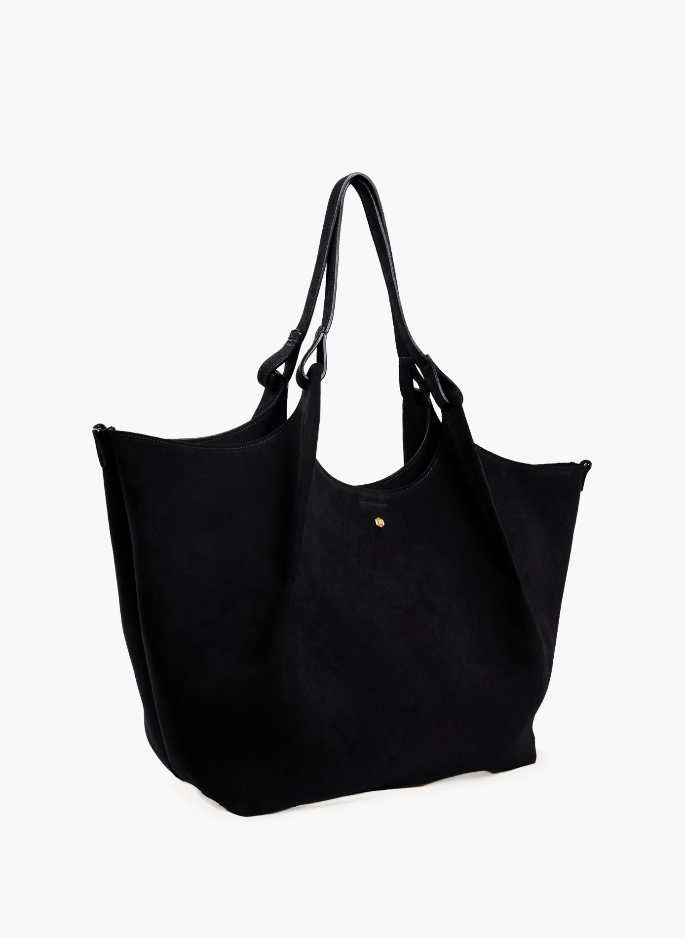 Sac cabas sybil cuir daim JULES & JENN Noir