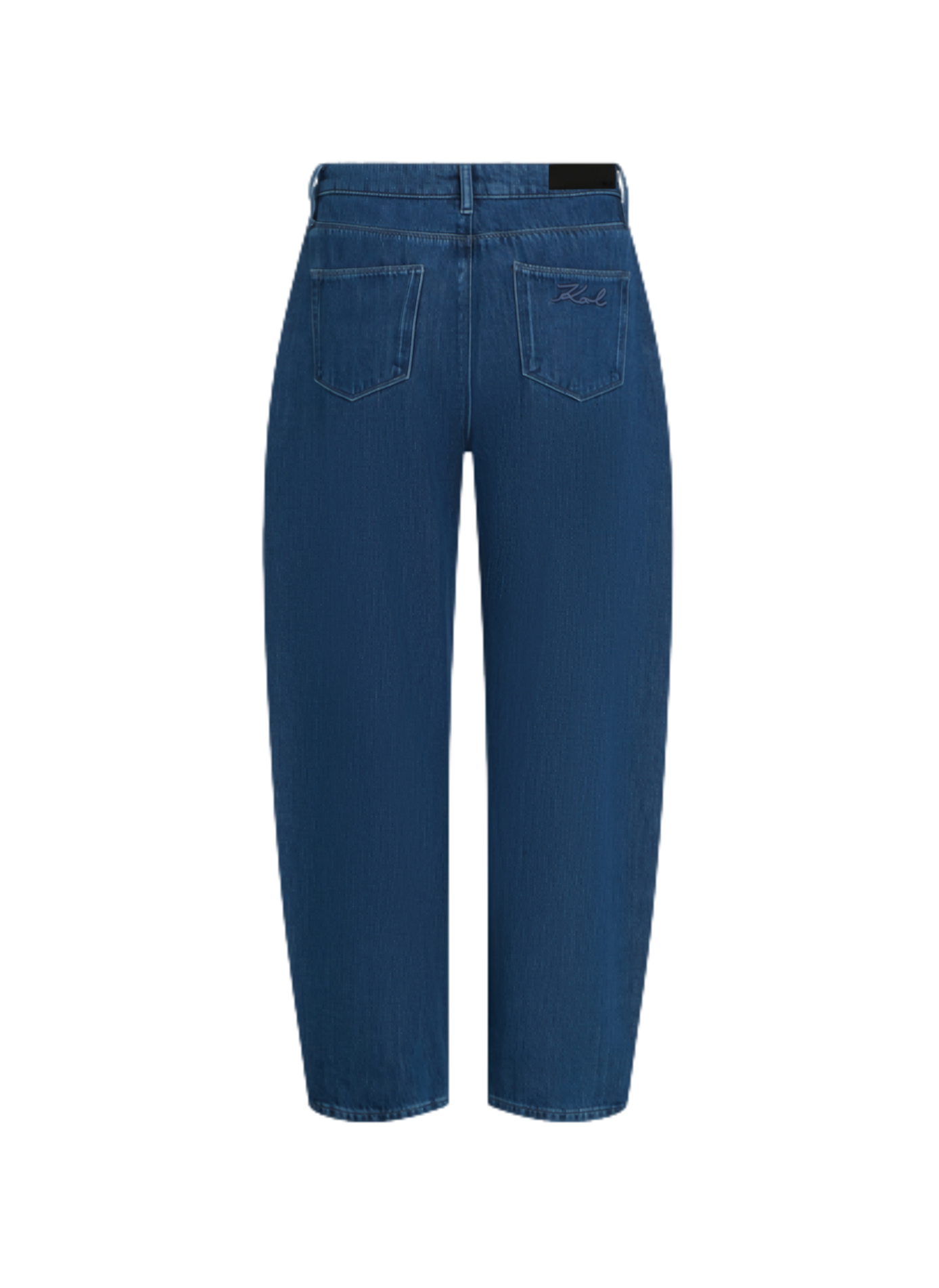 Wide cotton jeans KARL LAGERFELD Blue