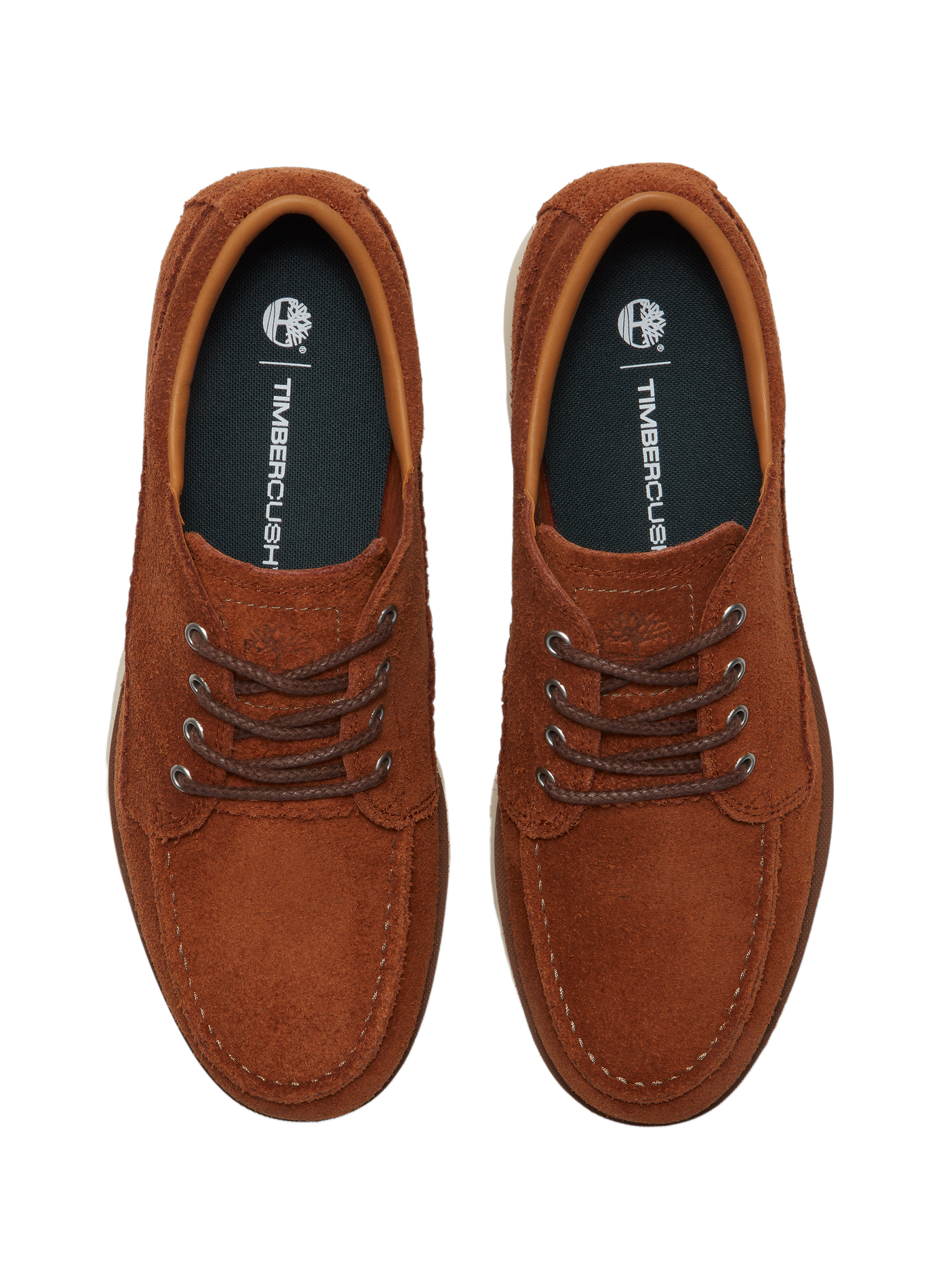 Leren veterschoenen TIMBERLAND Bruin