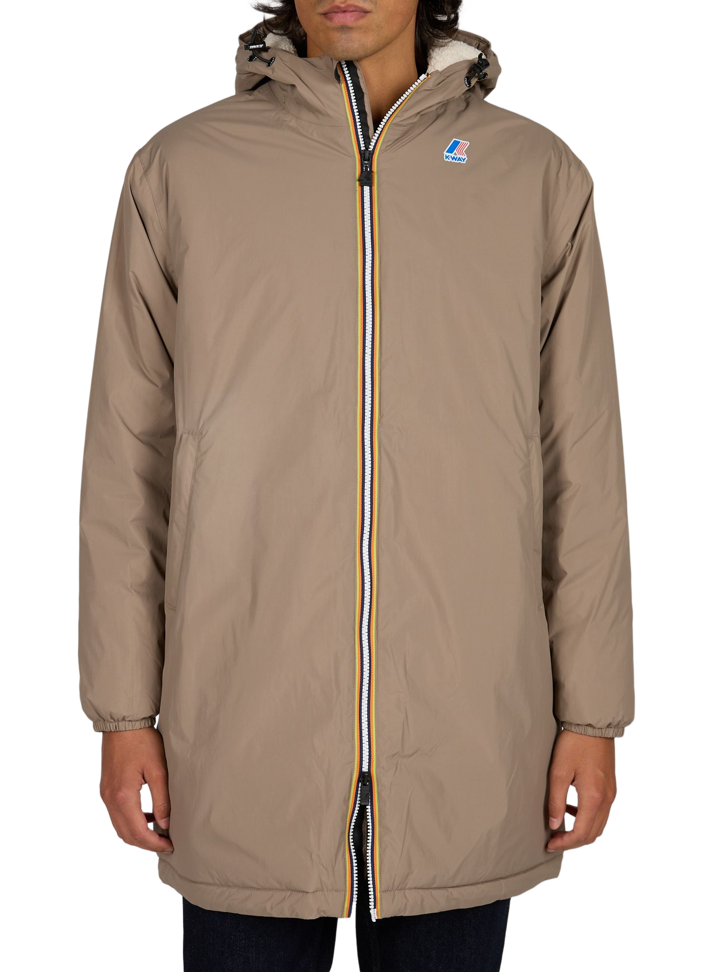 Jacket The Real Claude K-WAY Beige