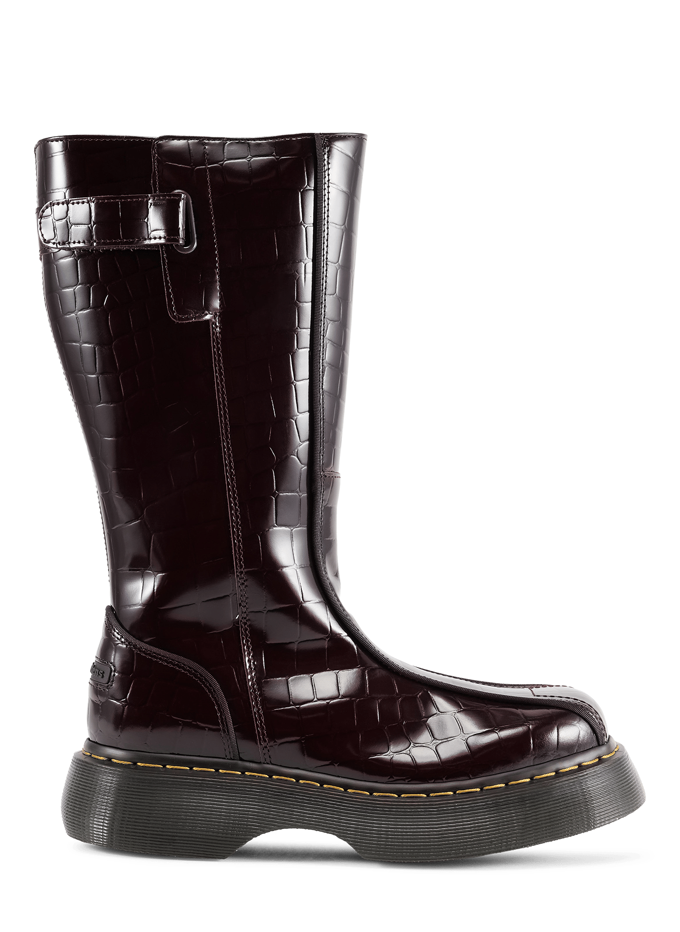 Buzz leather boots DR. MARTENS Red