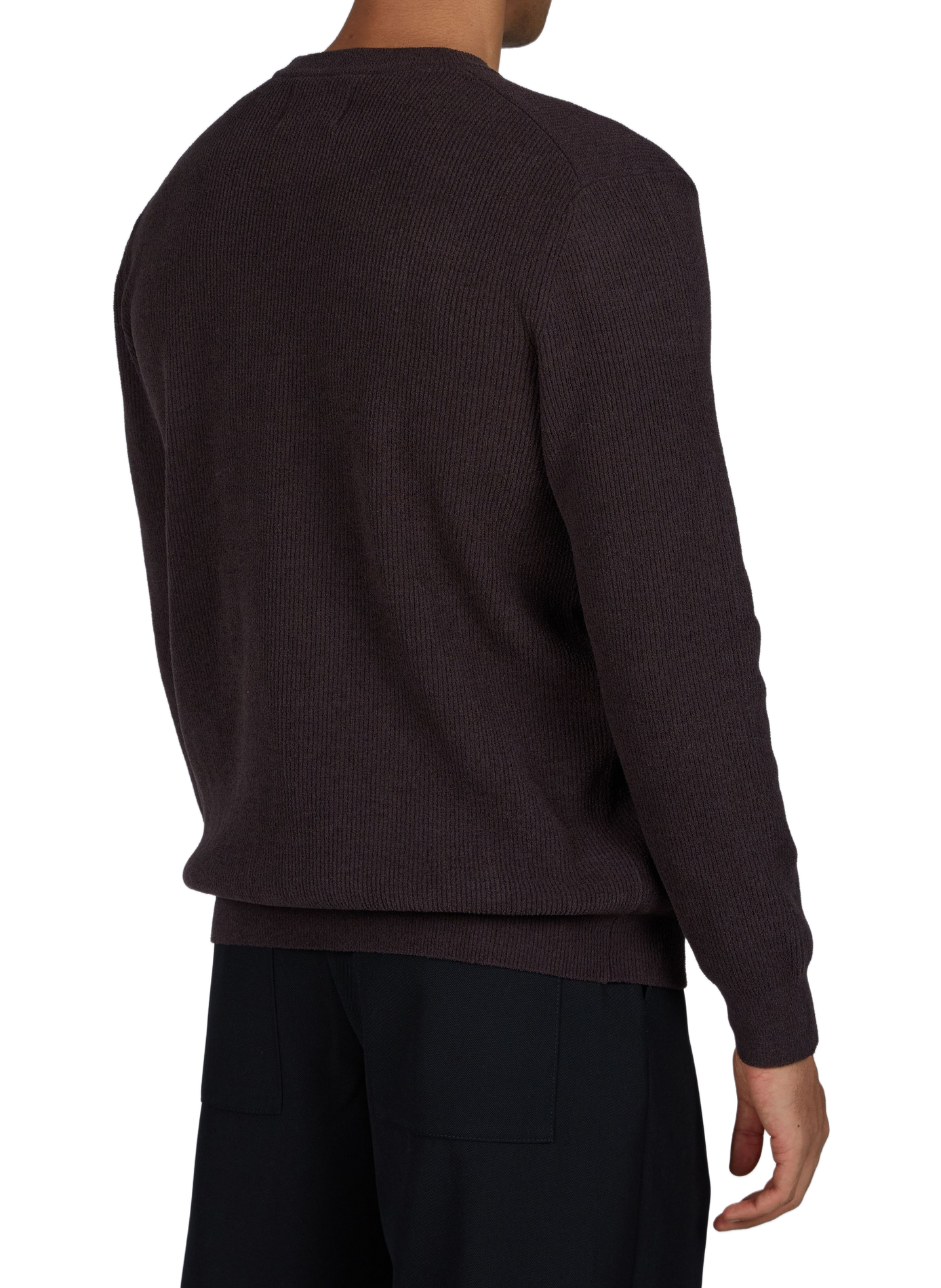 Pull droit Danny côtelé NN.07 Marron