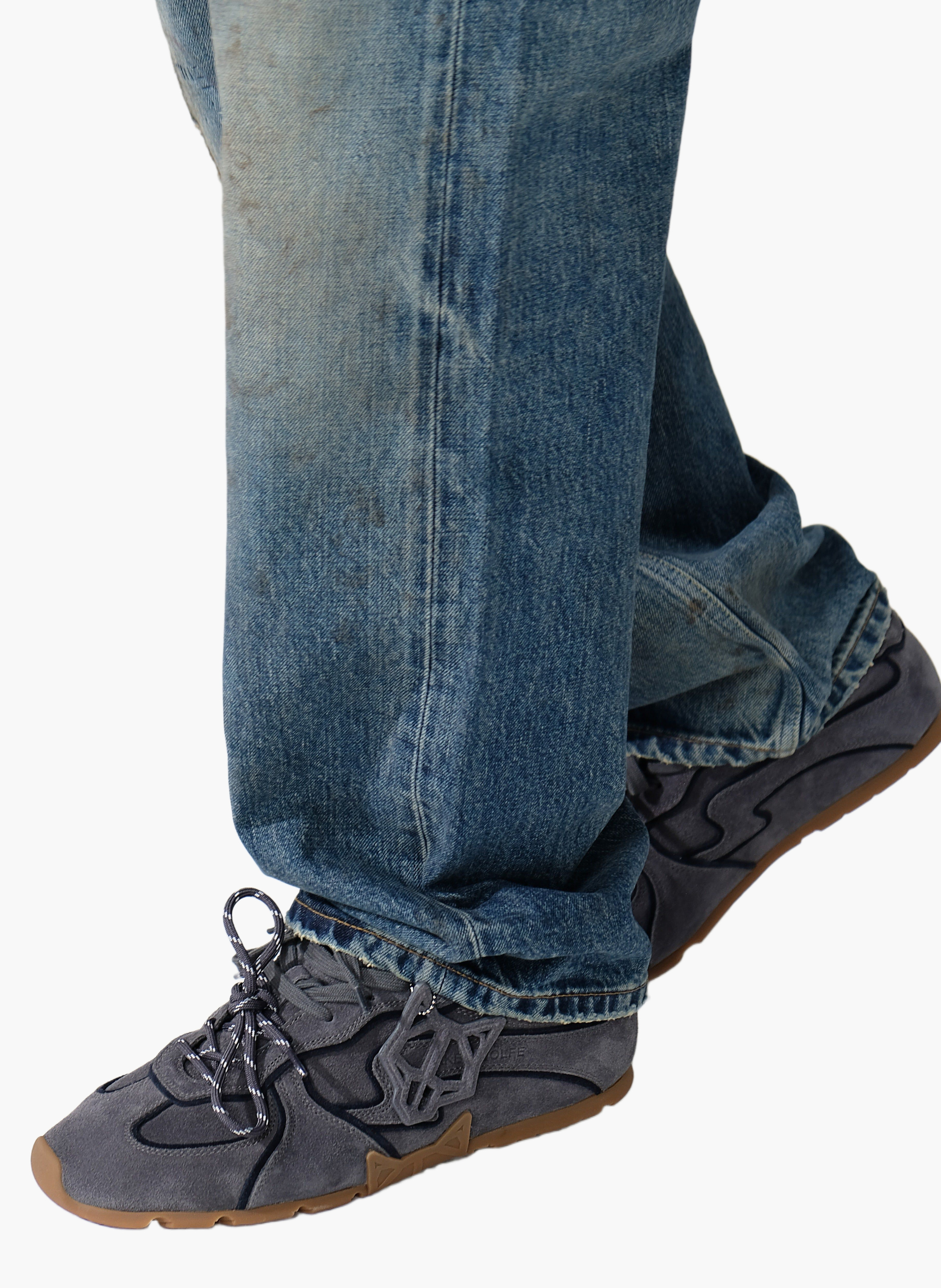 Baskets ace m en daim NAKED WOLFE Gris