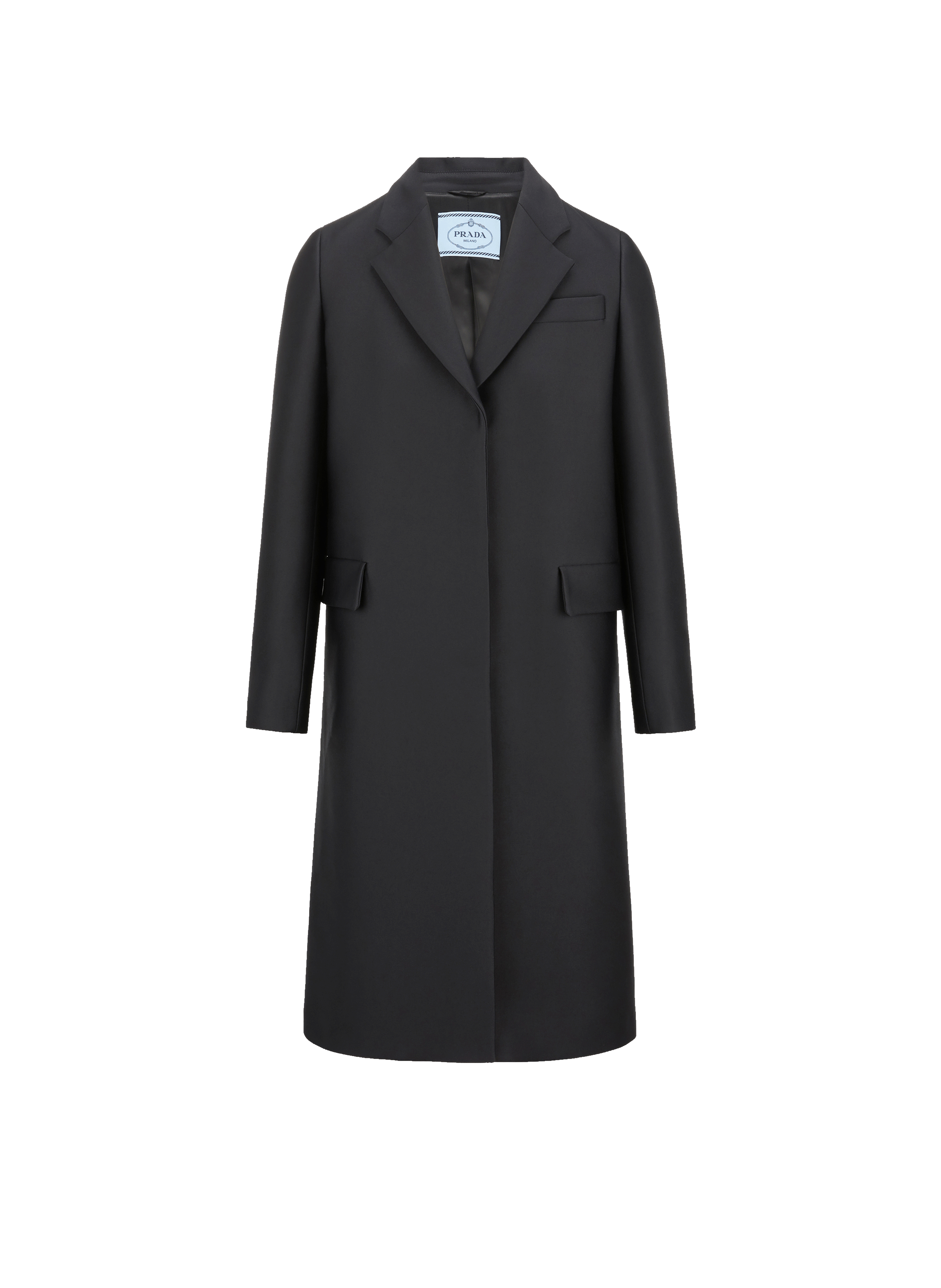 PRADA Manteau droit Noir