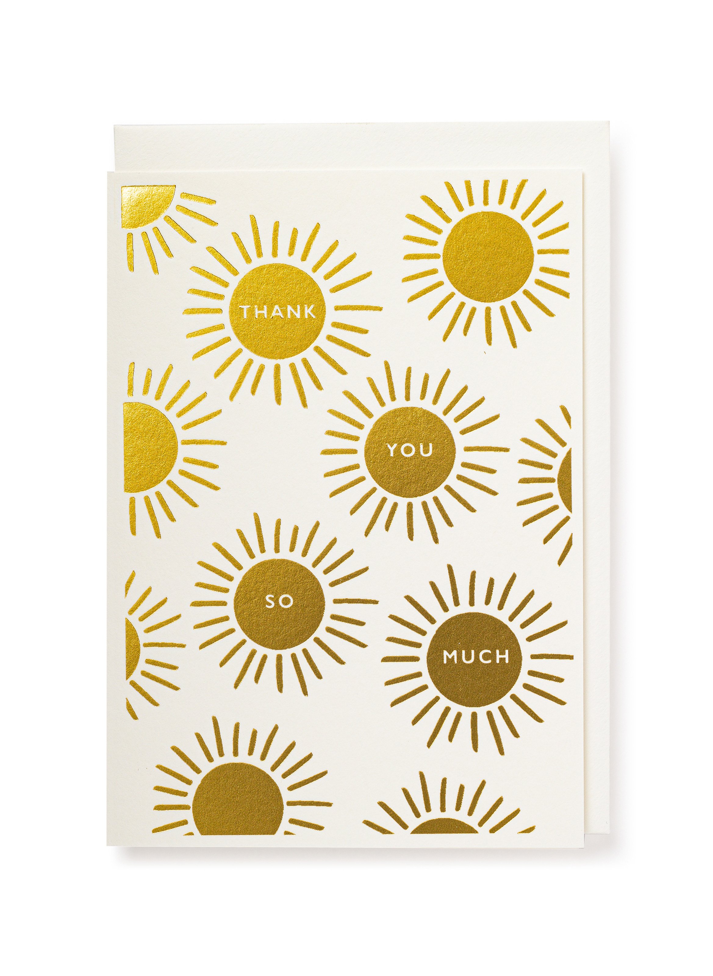 Carte Thank you Sun