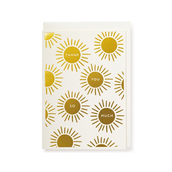 Carte Thank you Sun