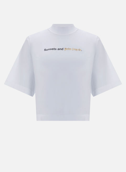 Sunsets White T-shirtPALM ANGELS 