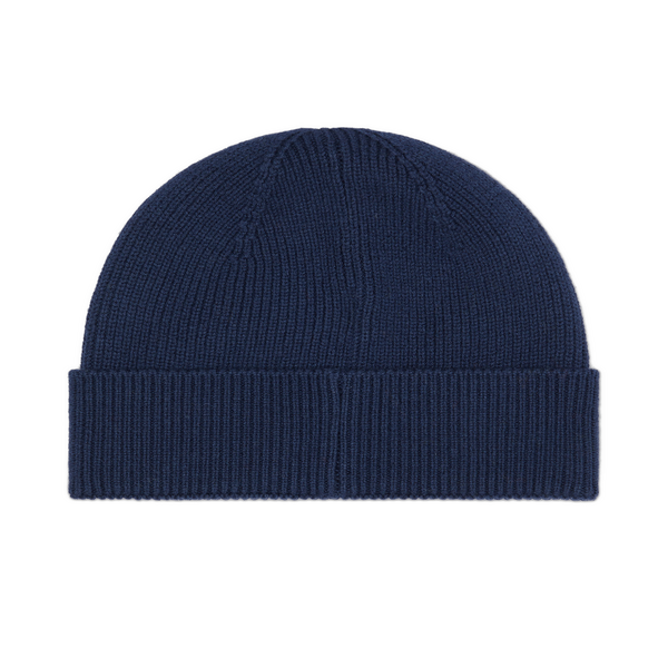 Diesel Wool And Cotton Beanie In Blue
