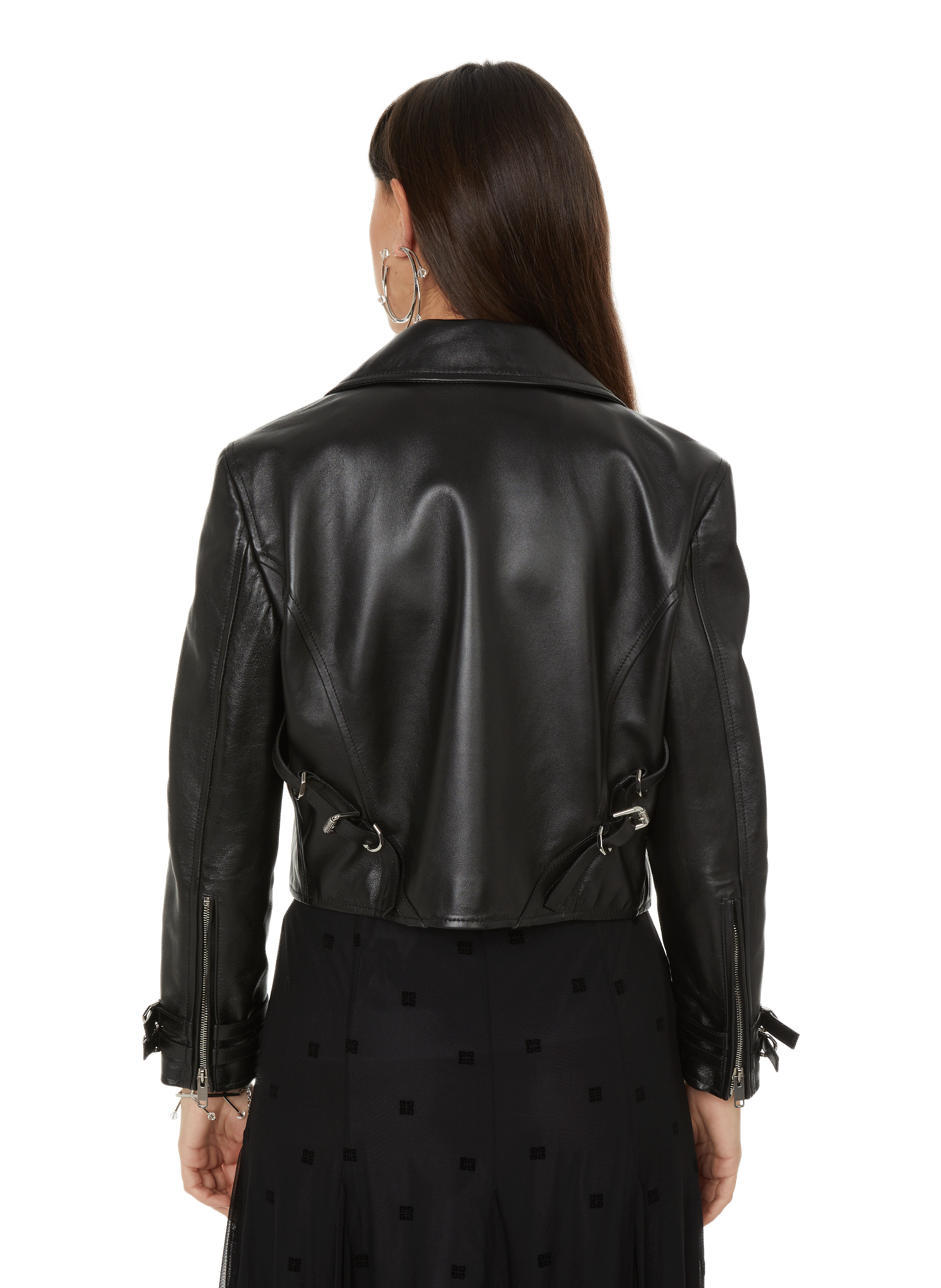 Veste en cuir  GIVENCHY Noir