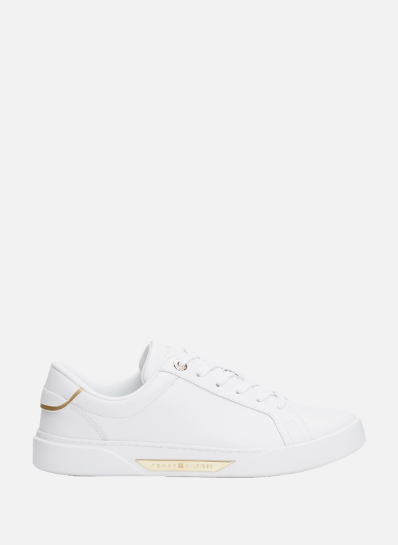 TOMMY HILFIGER Leather sneakers  White