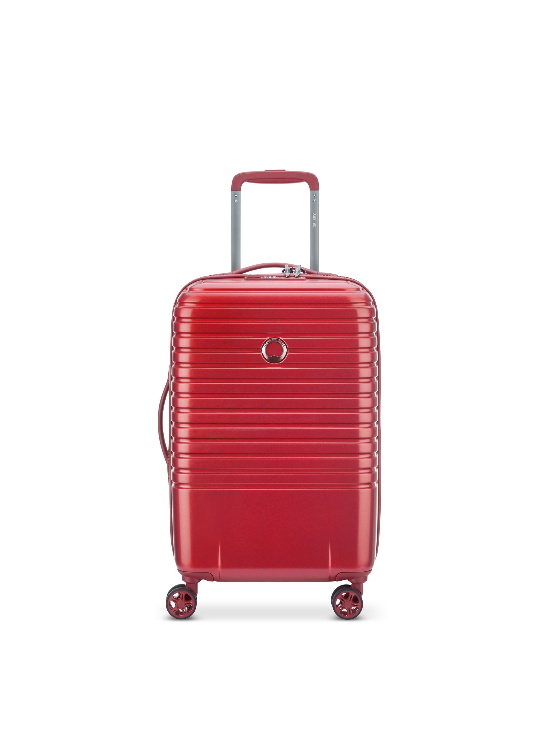 Valise cabine rigide taille s - caumartin plus DELSEY PARIS Rouge