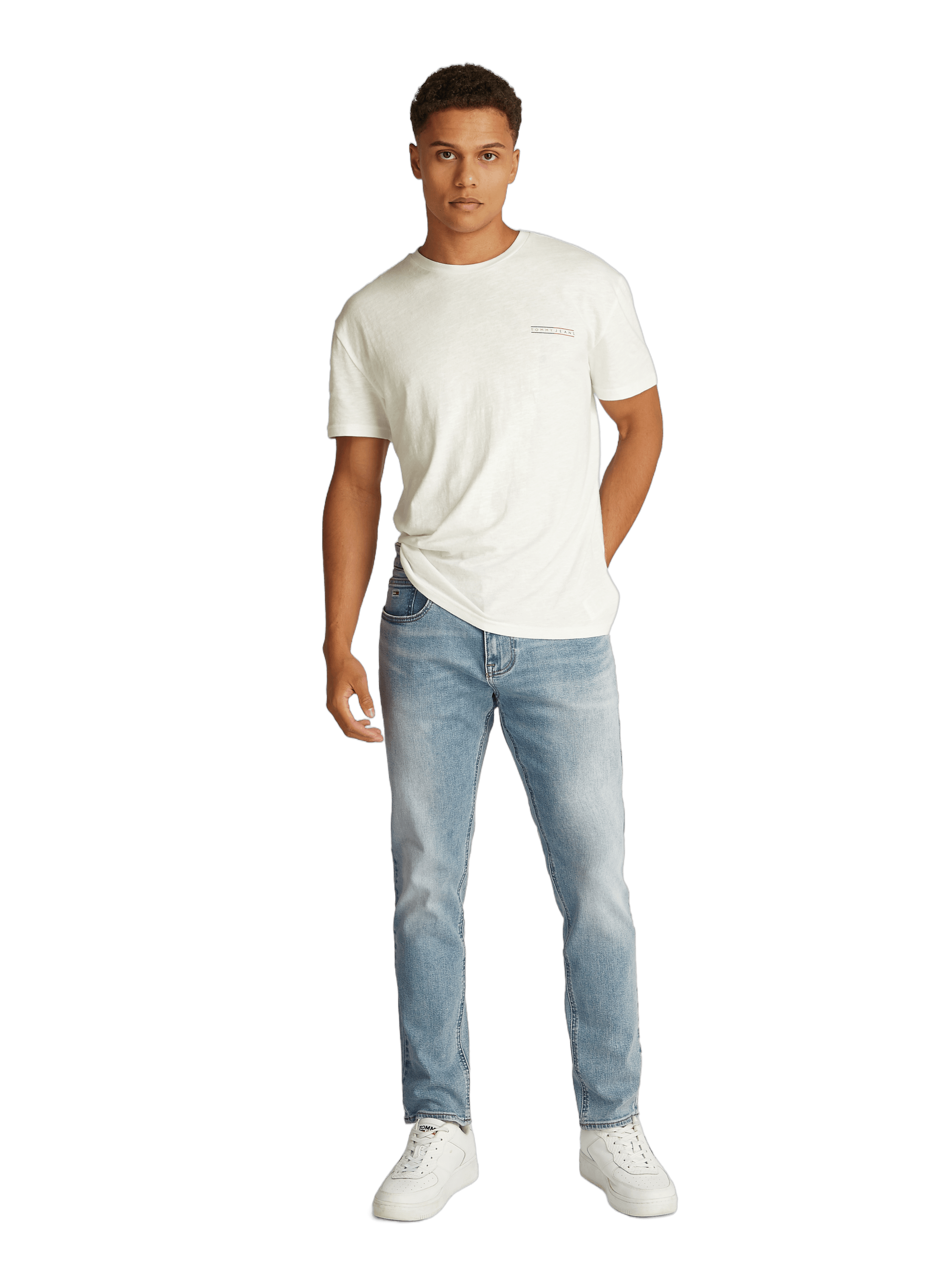 Cotton T-shirt TOMMY HILFIGER Blue