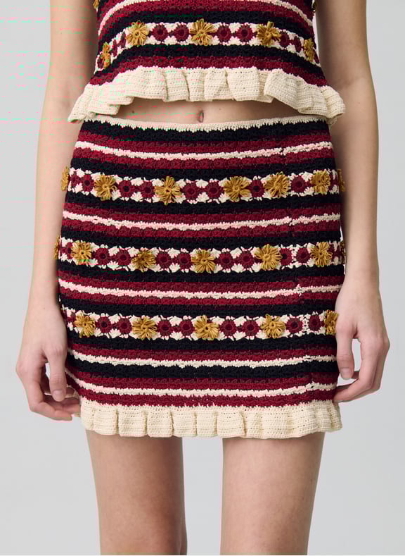 Mini jupe à rayures Multicolore by CLAUDIE PIERLOT CLAUDIE PIERLOT Mini jupe à rayures Multicolore