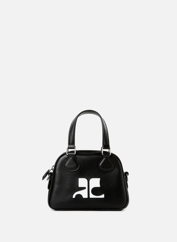 FLORAL QUILTED BAG Black by COURRÈGES COURRÈGES FLORAL QUILTED BAG Black
