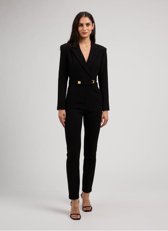 Zadie Tailored Jumpsuit Black by GUESS GUESS Zadie Tailored Jumpsuit Black