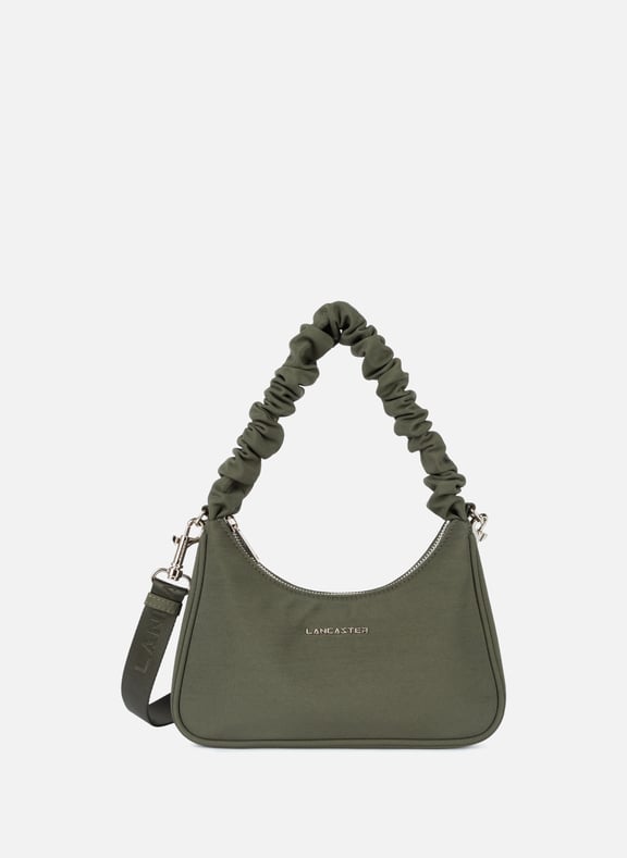 Petit sac besace - basic chouchou Vert by LANCASTER LANCASTER Petit sac besace - basic chouchou Vert