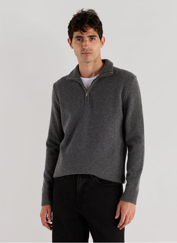 Pull Gefil en maille Gris by AU PRINTEMPS PARIS AU PRINTEMPS PARIS Pull Gefil en maille Gris