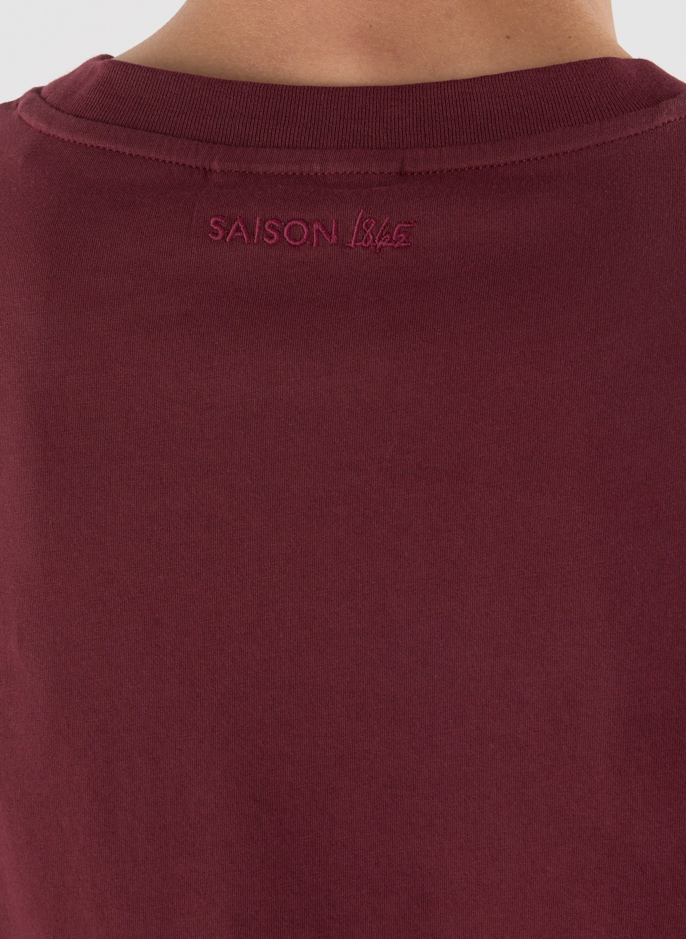 Round-neck T-shirt SAISON 1865 Red