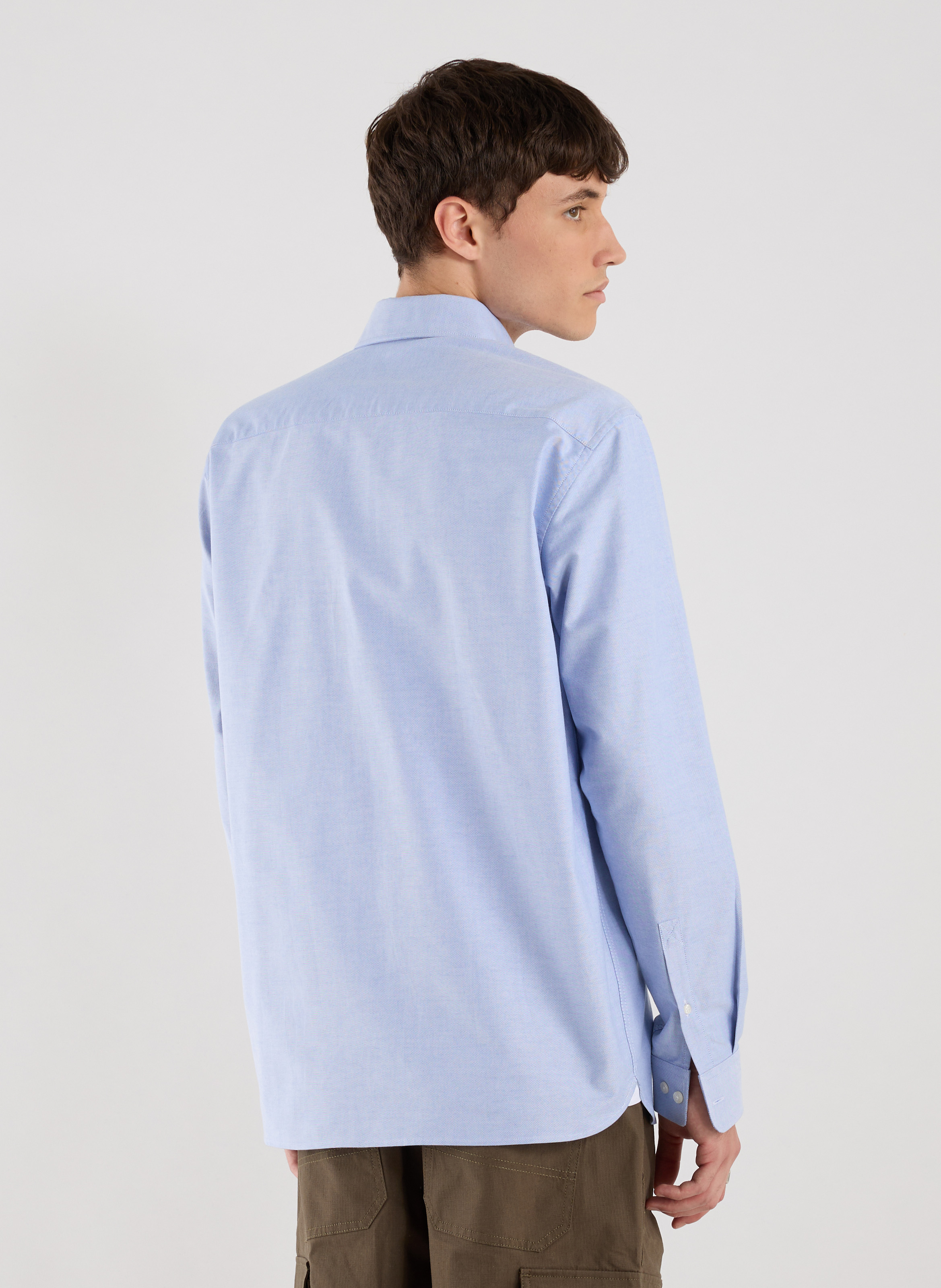 Shirt Euvox van katoen | Blauw SAISON 1865 Heren