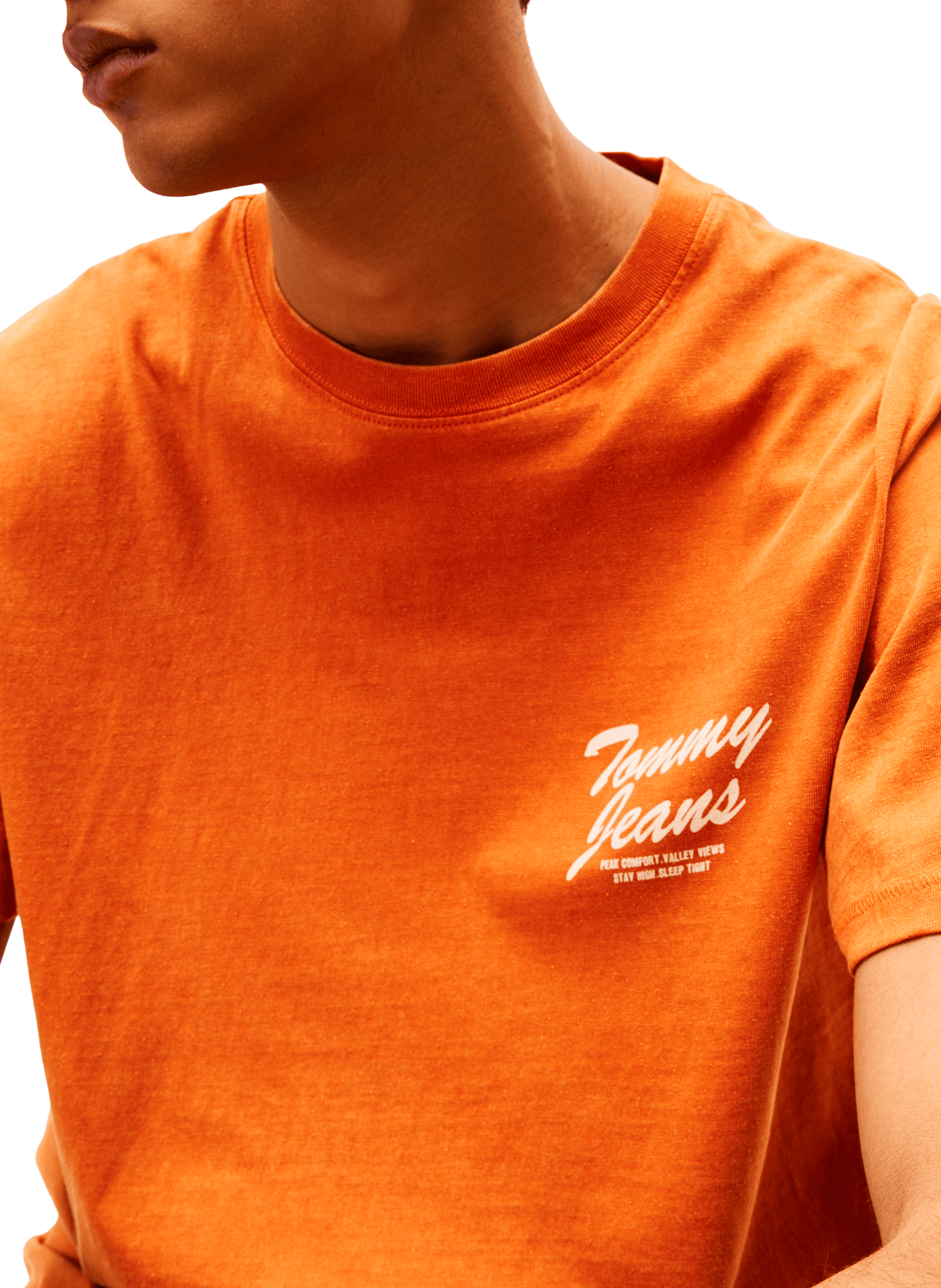 Classic Cotton T-Shirt TOMMY HILFIGER Orange