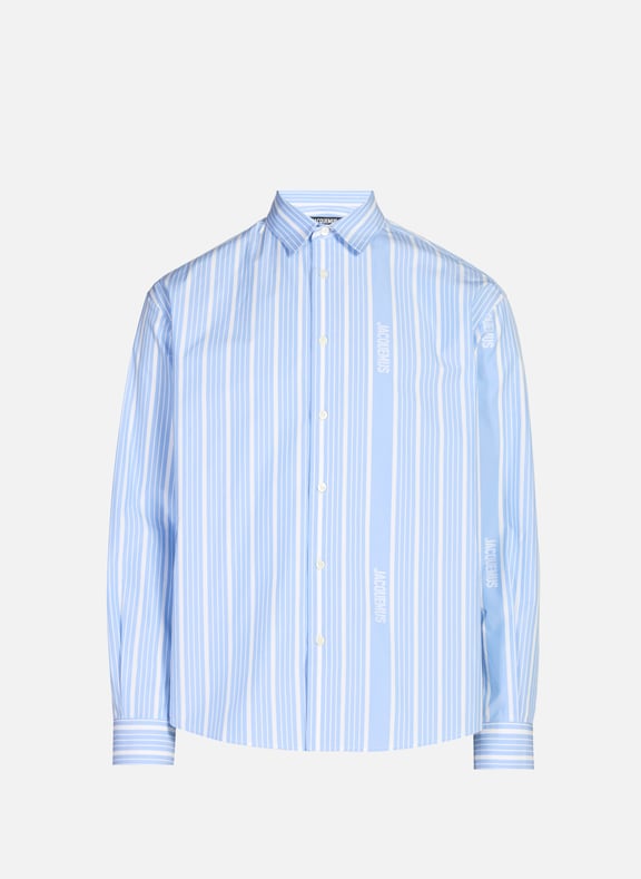 Chemise à rayures Bleu by JACQUEMUS JACQUEMUS Chemise à rayures Bleu