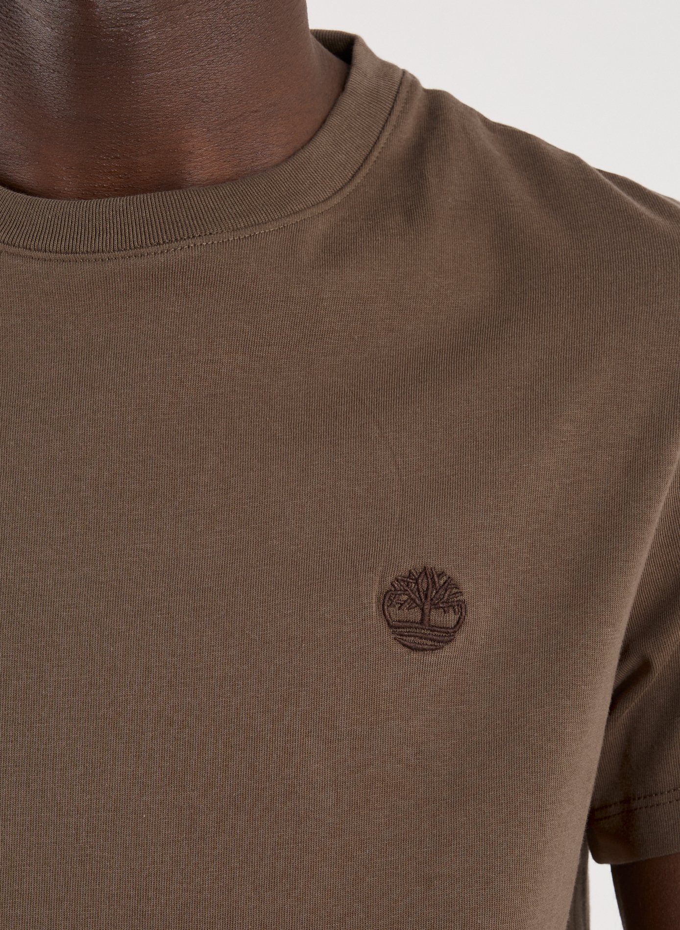 Classic Cotton T-Shirt TIMBERLAND Brown