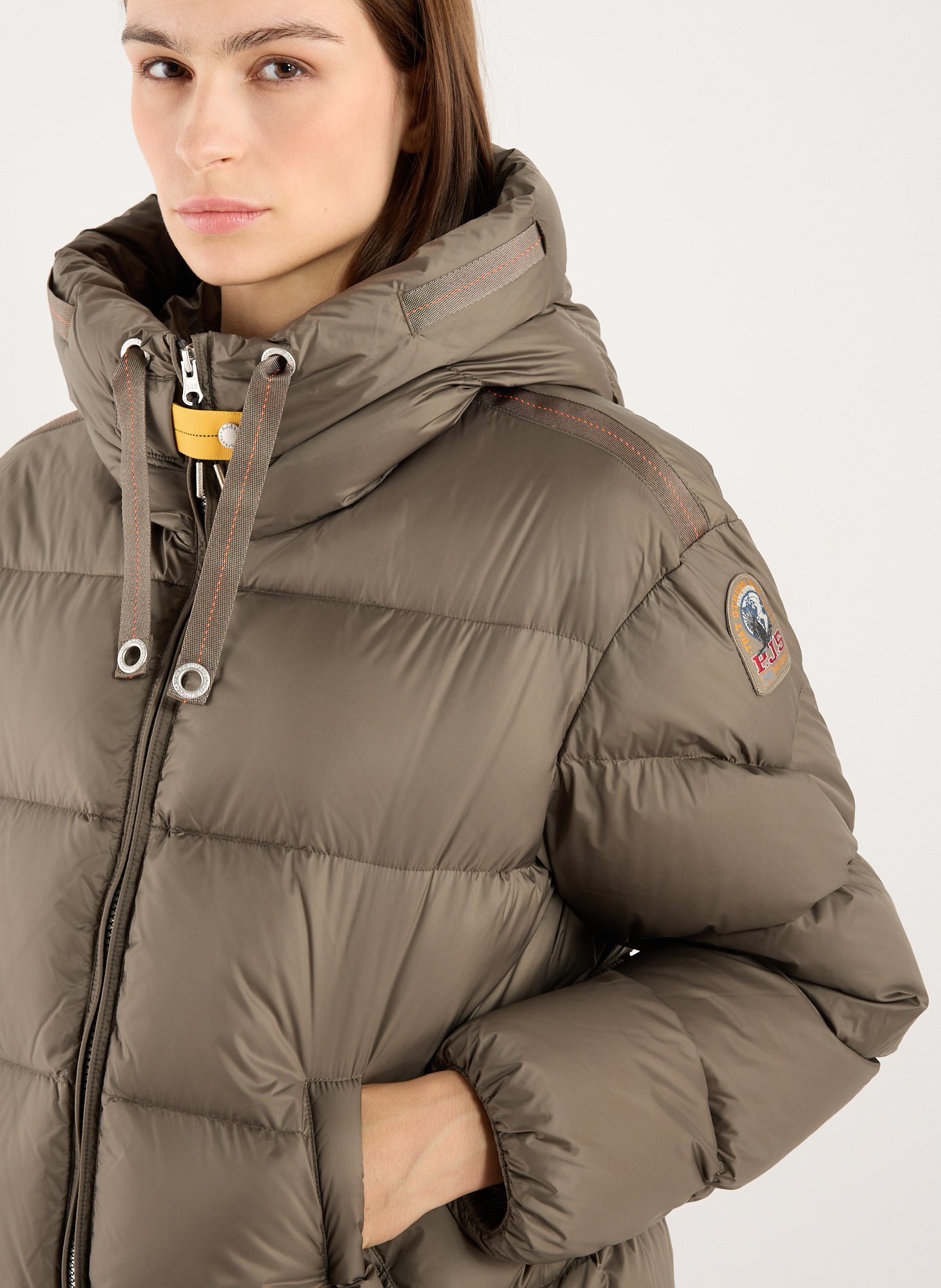 Doudoune Tilly à capuche matelassée PARAJUMPERS Gris