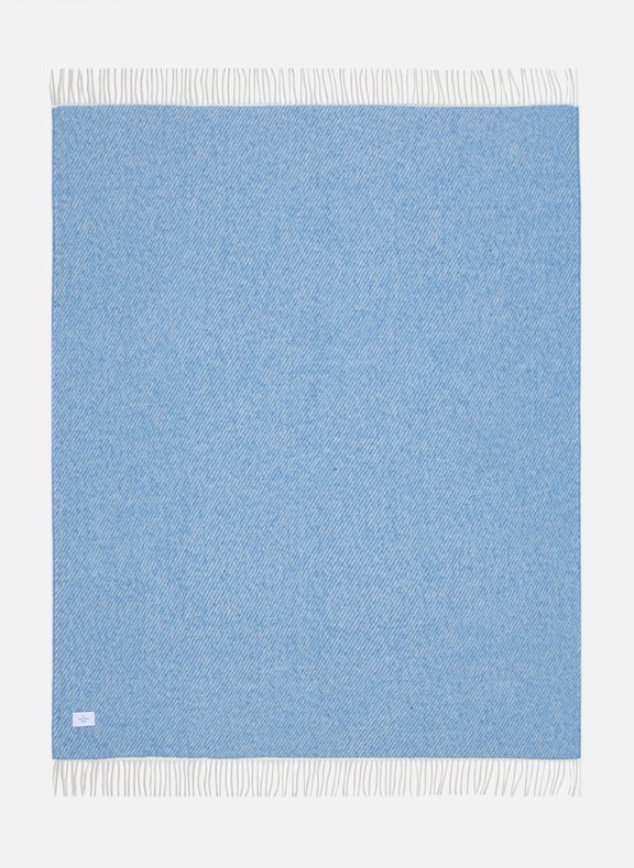 Plaid with diagonal lines Blue by AU PRINTEMPS PARIS AU PRINTEMPS PARIS Plaid with diagonal lines Blue