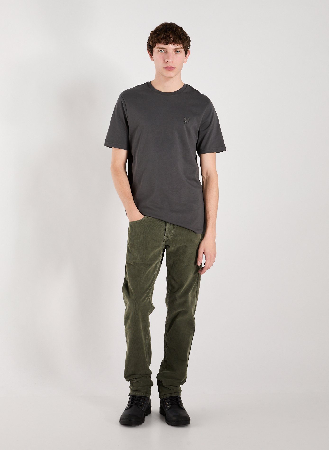 Classic Cotton T-Shirt LYLE & SCOTT Grey