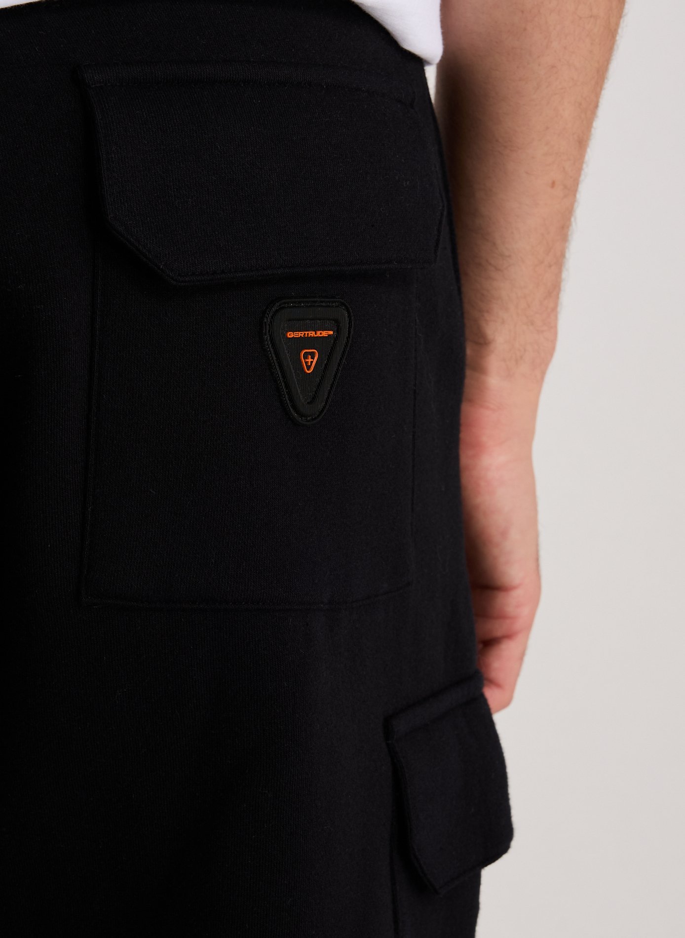 Pantalon de survêtement en coton mélangé GERTRUDE ET GASTON Noir