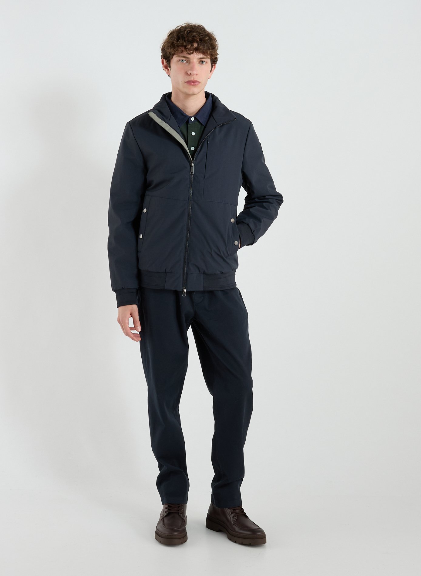 Blouson col montant LA MARTINA Bleu