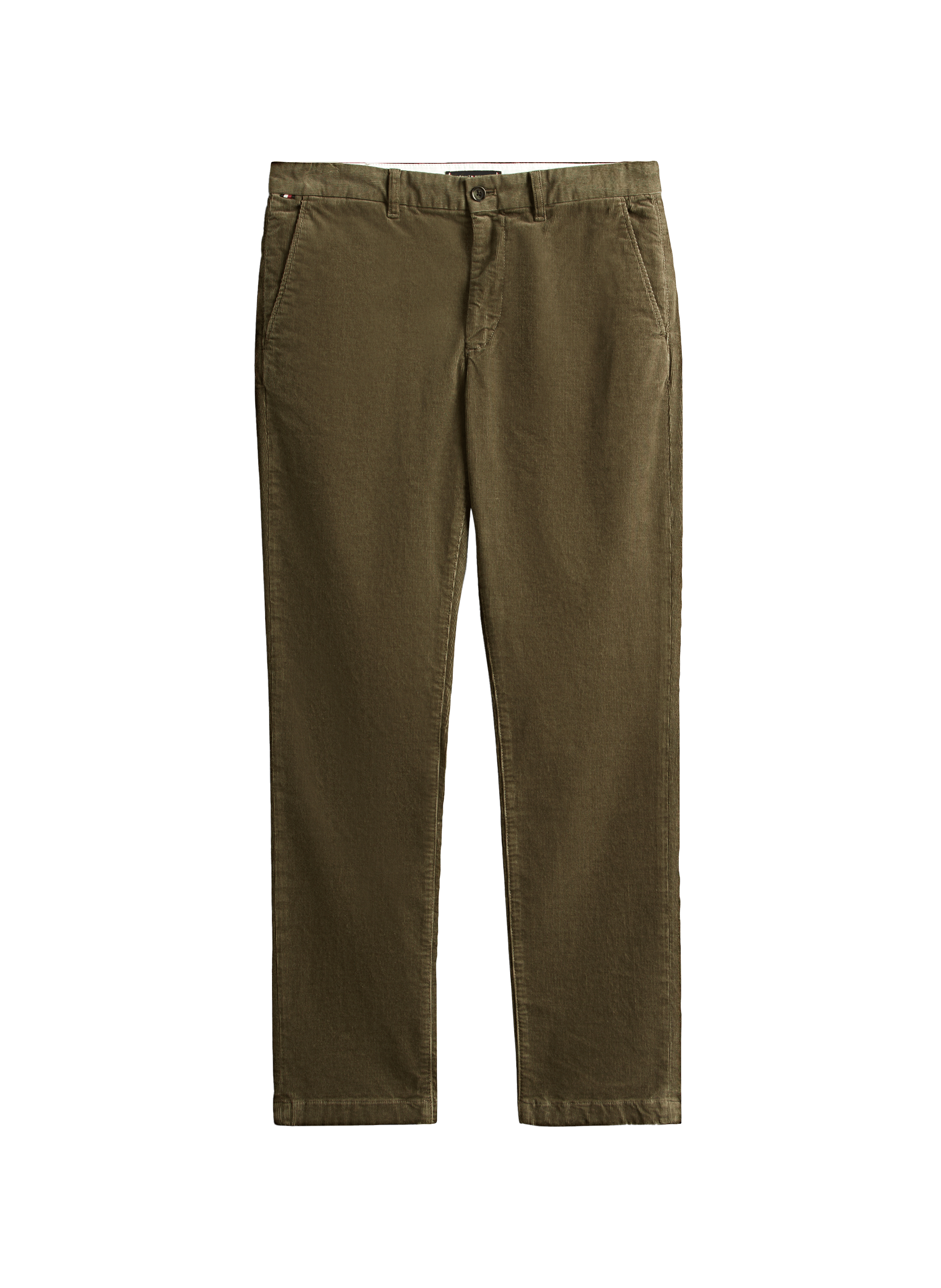 Corduroy chinos TOMMY HILFIGER Green