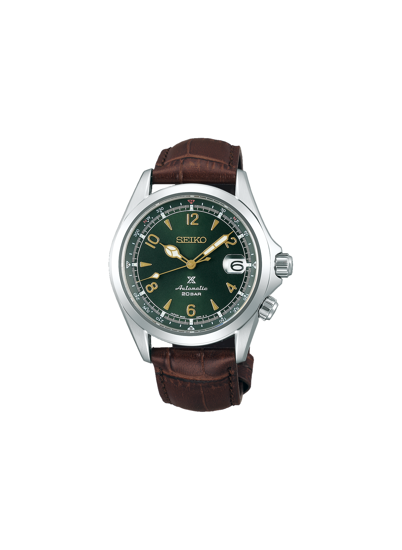 Montre en cuir SEIKO Vert