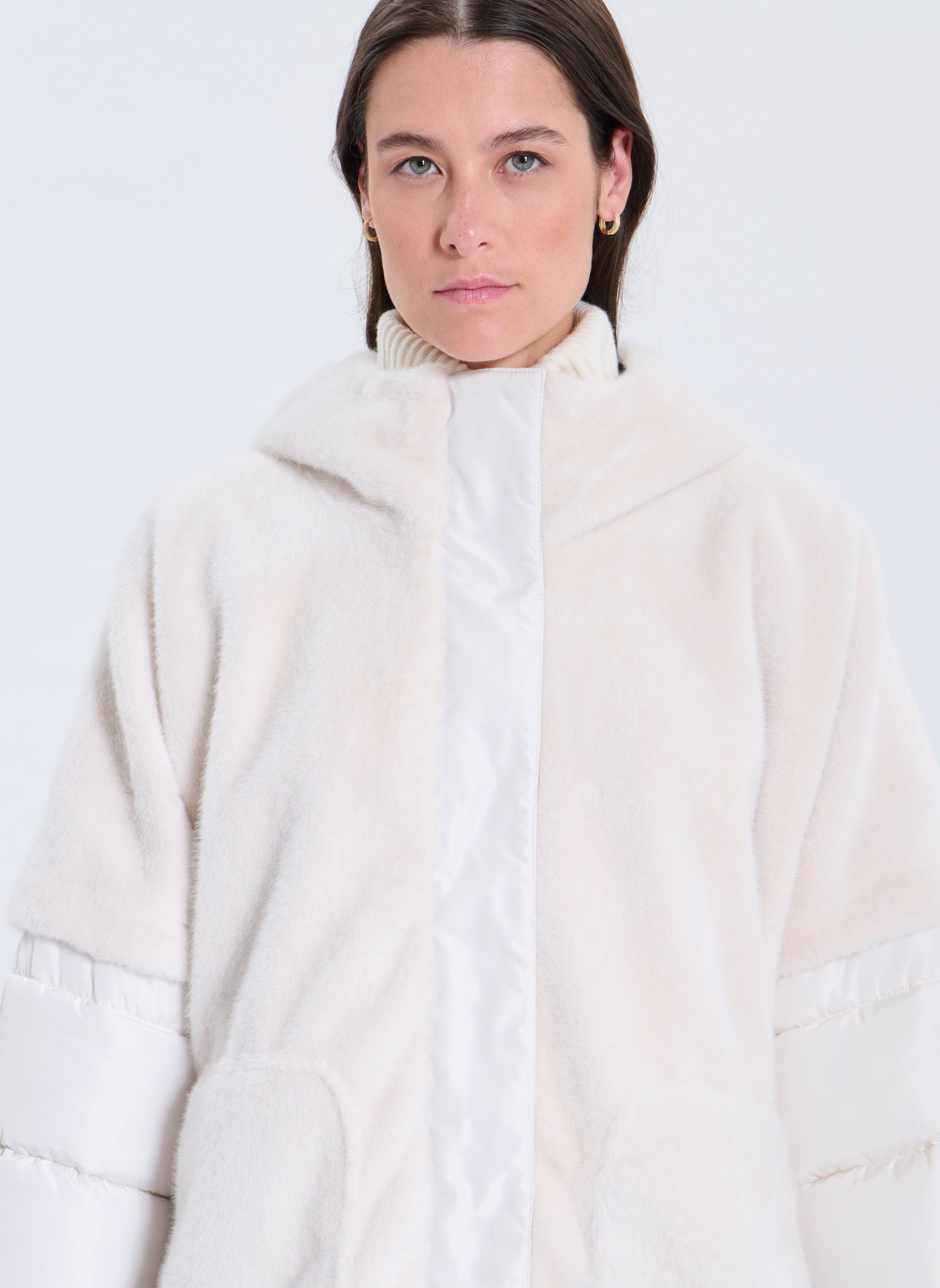 Manteau  marjolaine ZAPA Blanc
