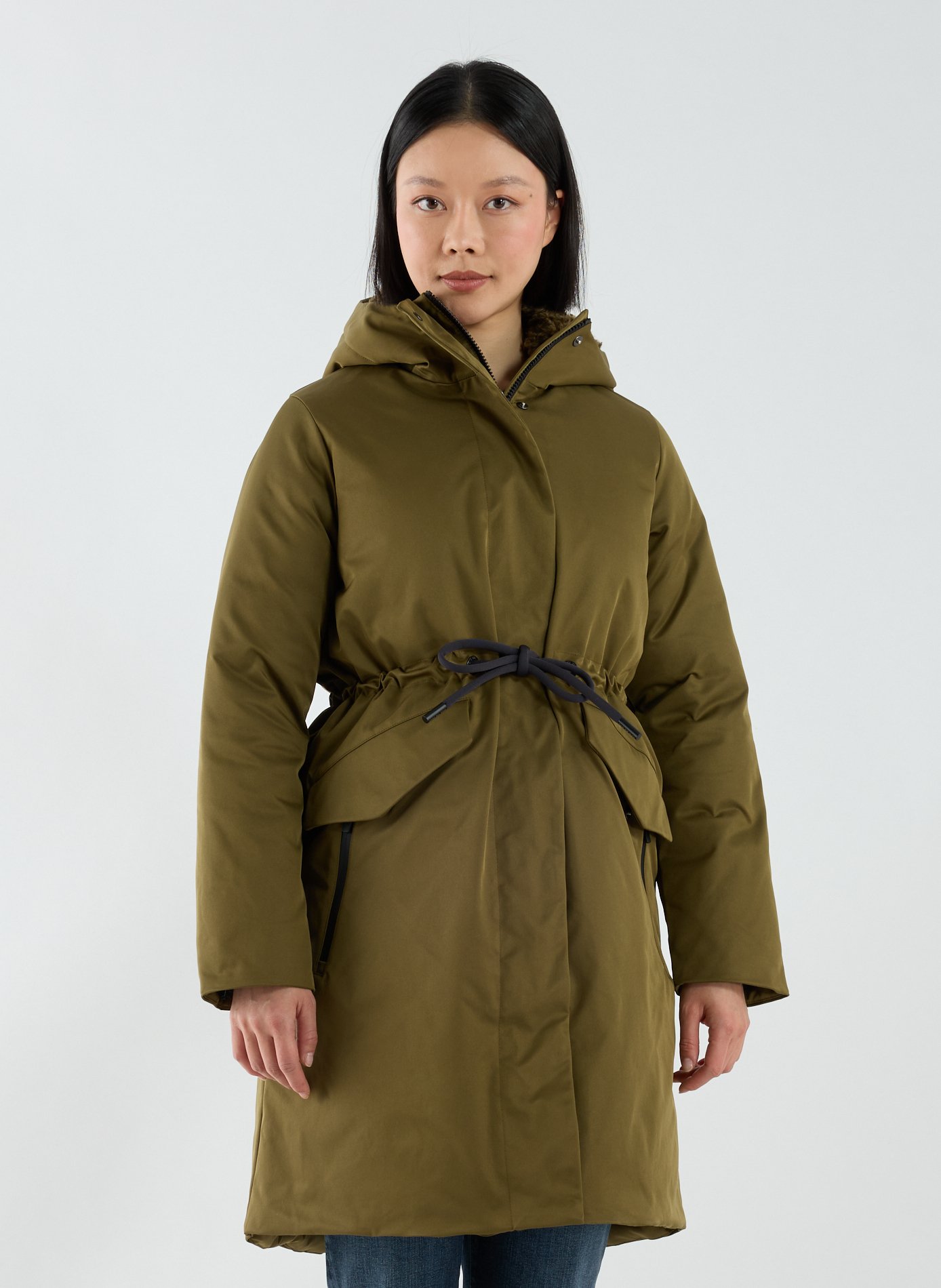 SAVE THE DUCK Hooded jacket Green
