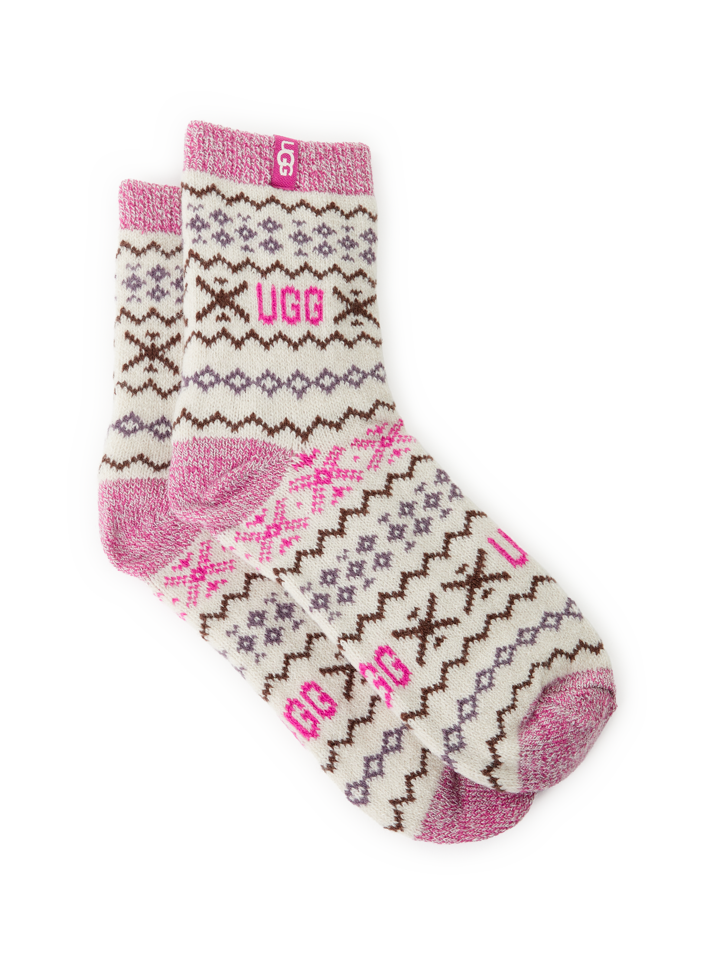 UGG Mid-high double-layered socks Beige