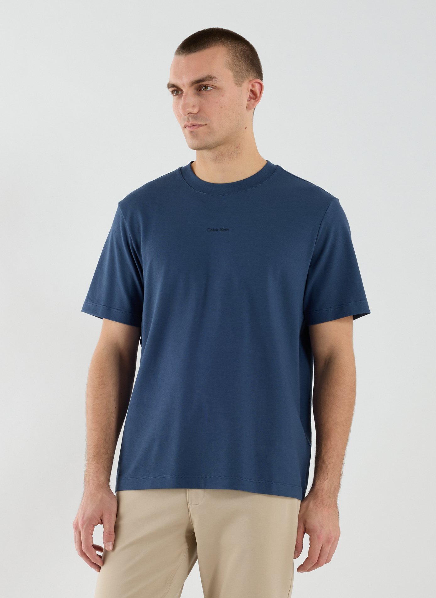 Classic Cotton T-Shirt CALVIN KLEIN Blue
