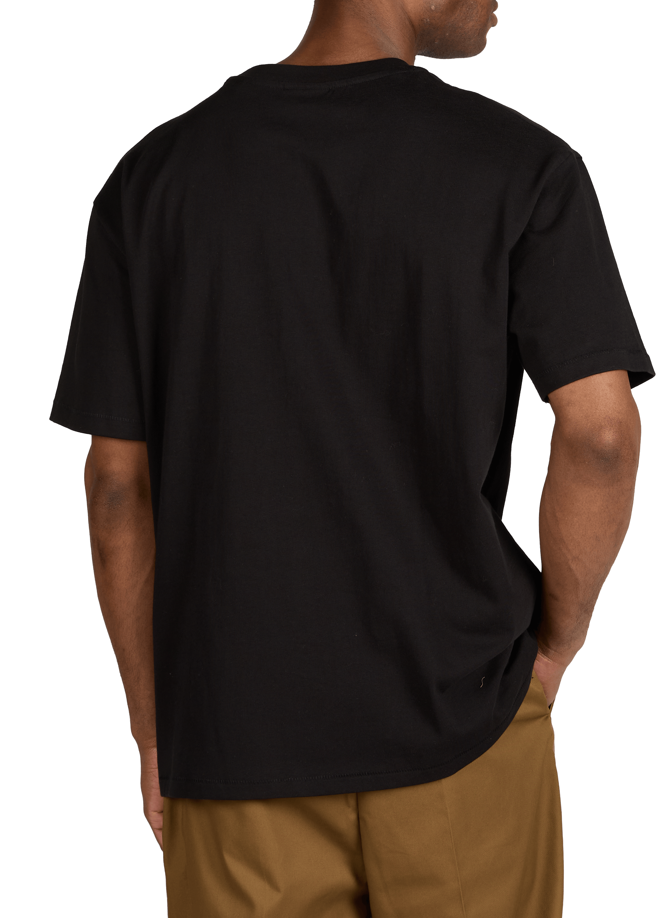 T-shirt à imprimé en coton LES DEUX Noir