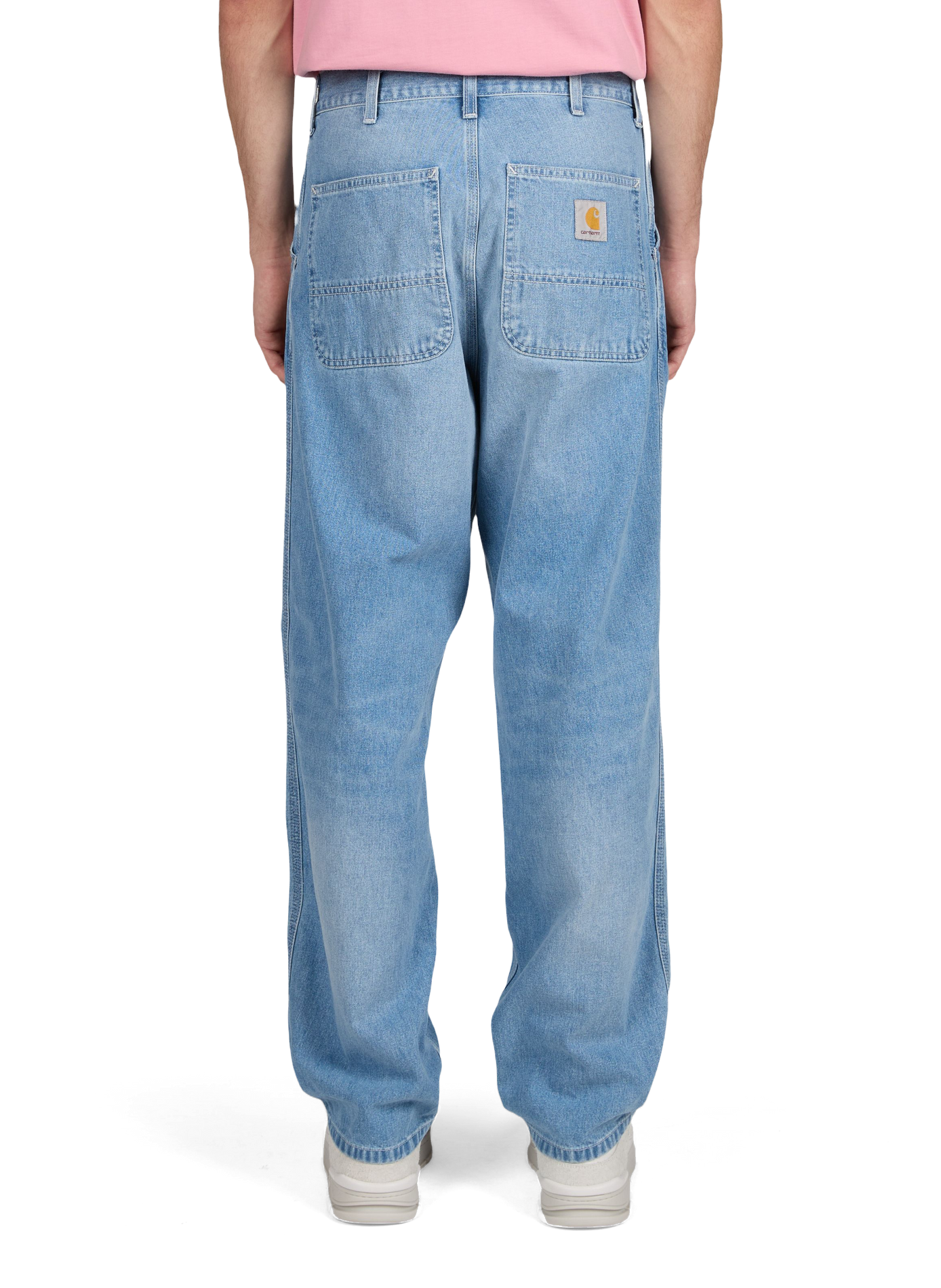 Jean large Simple en coton CARHARTT WIP Bleu