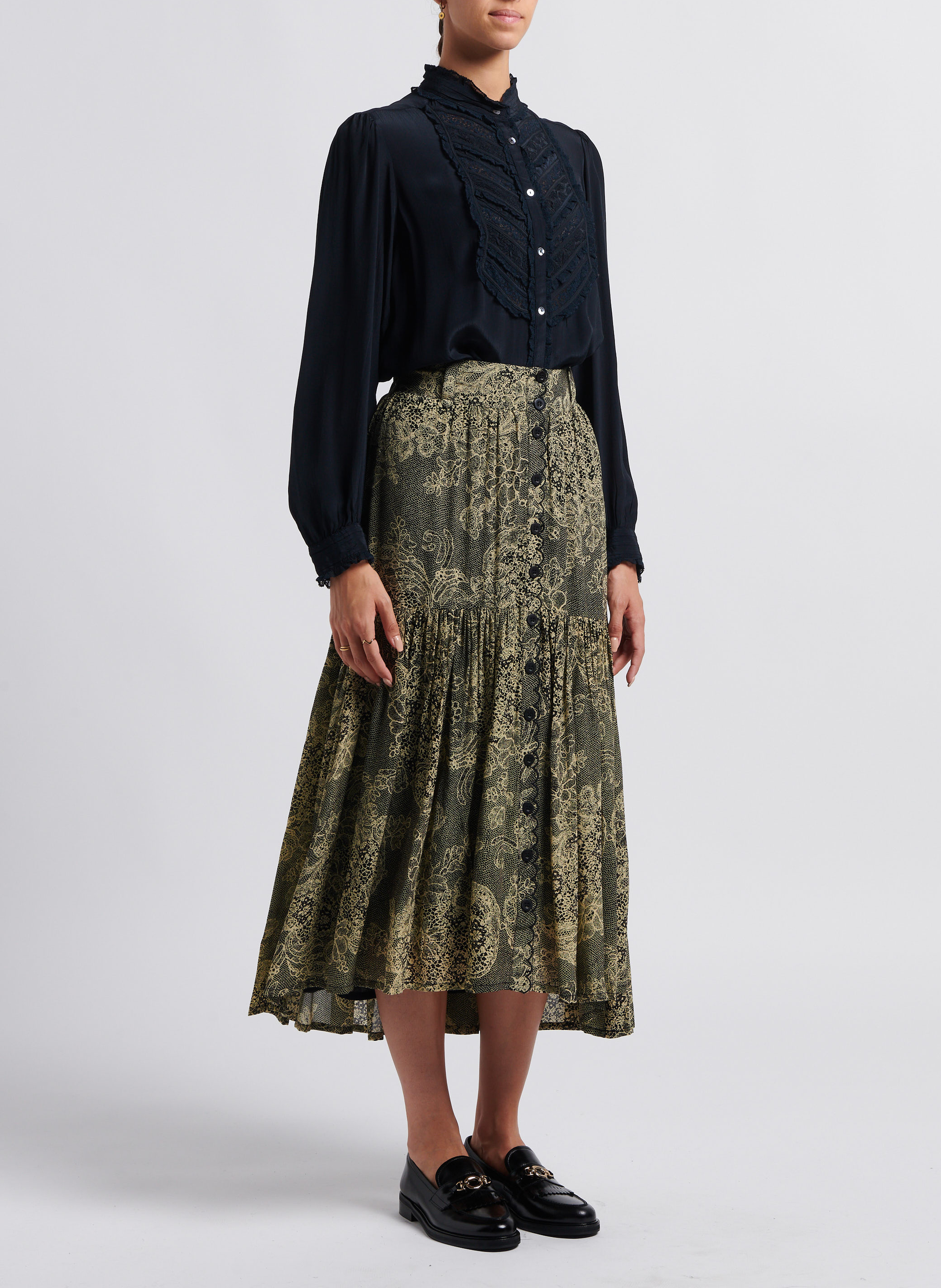 Mocassins en cuir delphes JONAK Noir