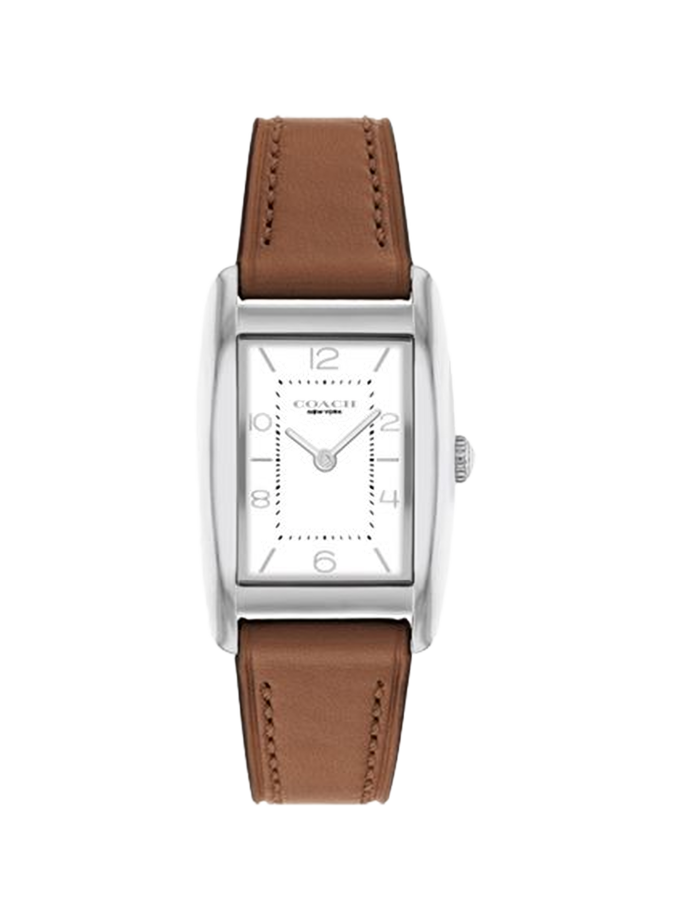 Montre quartz Reese en cuir COACH MONTRES Marron